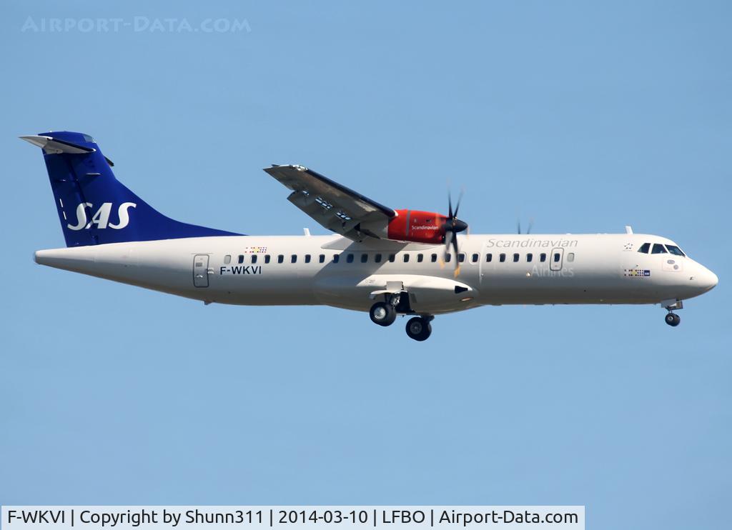 F-WKVI, 2013 ATR 72-600 (72-212A) C/N 1131, C/n 1131 - Ex. Links Air ntu and used now by Jettime in SAS c/s... To be OY-JZD