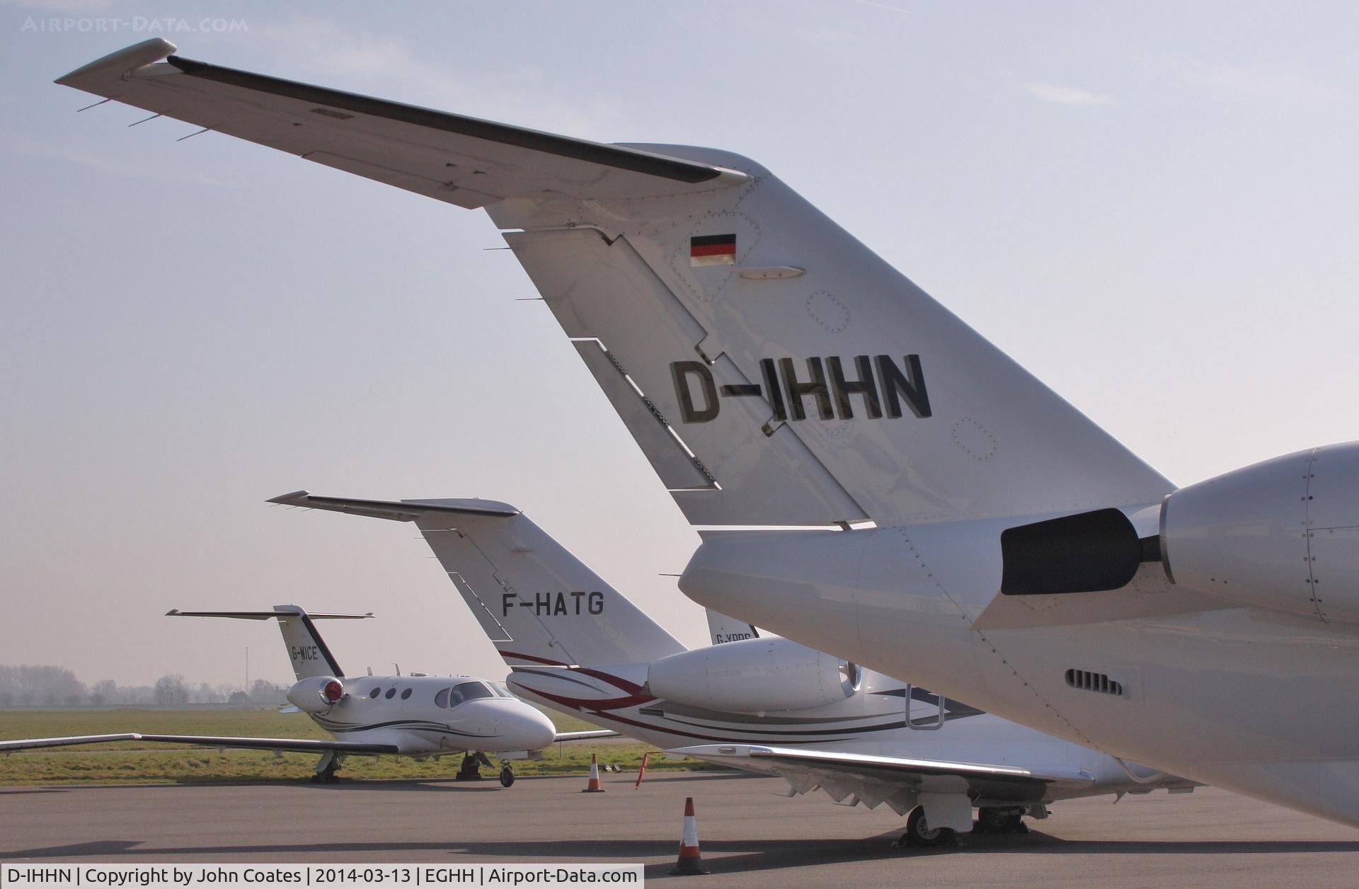 D-IHHN, 2001 Cessna 525A CitationJet CJ2 C/N 525A-0041, Tail with F-HATG