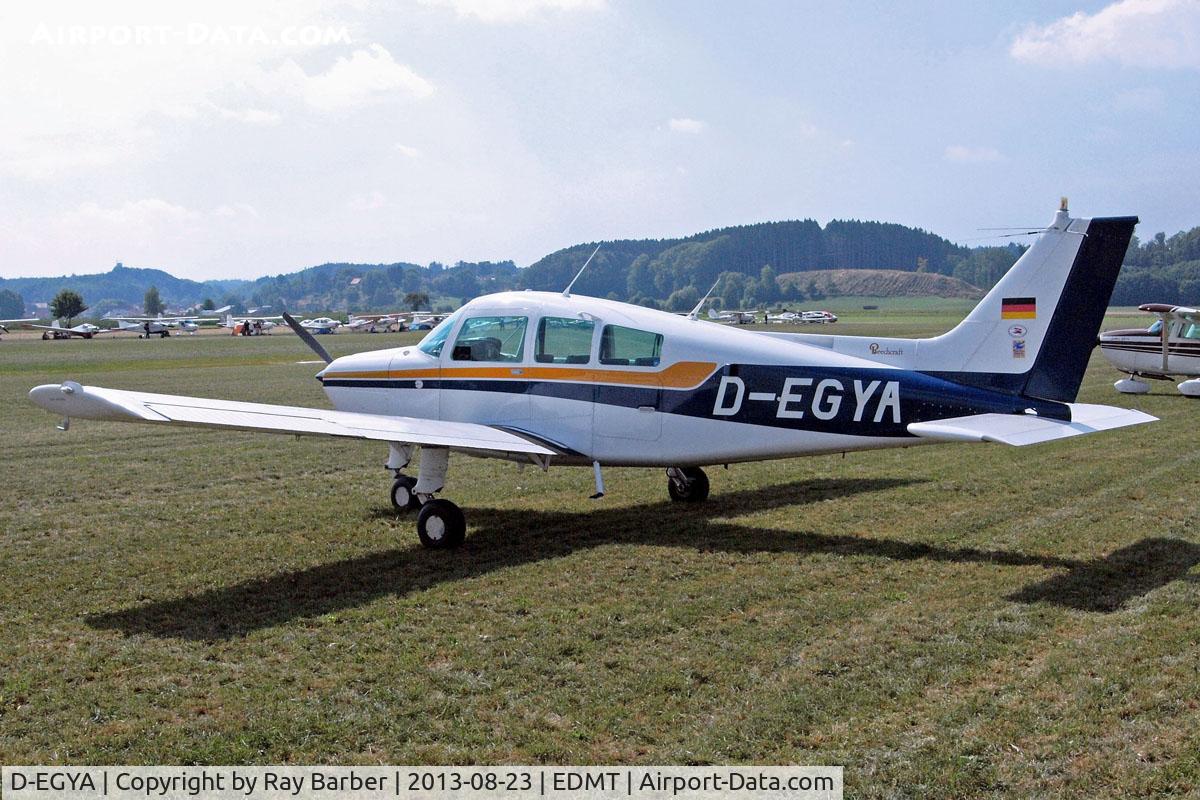 D-EGYA, 1977 Beech C23 Sundowner 180 Sundowner 180 C/N M-1923, Beech C23 Sundowner 180 [M-1923] Tannheim~D 23/08/2013
