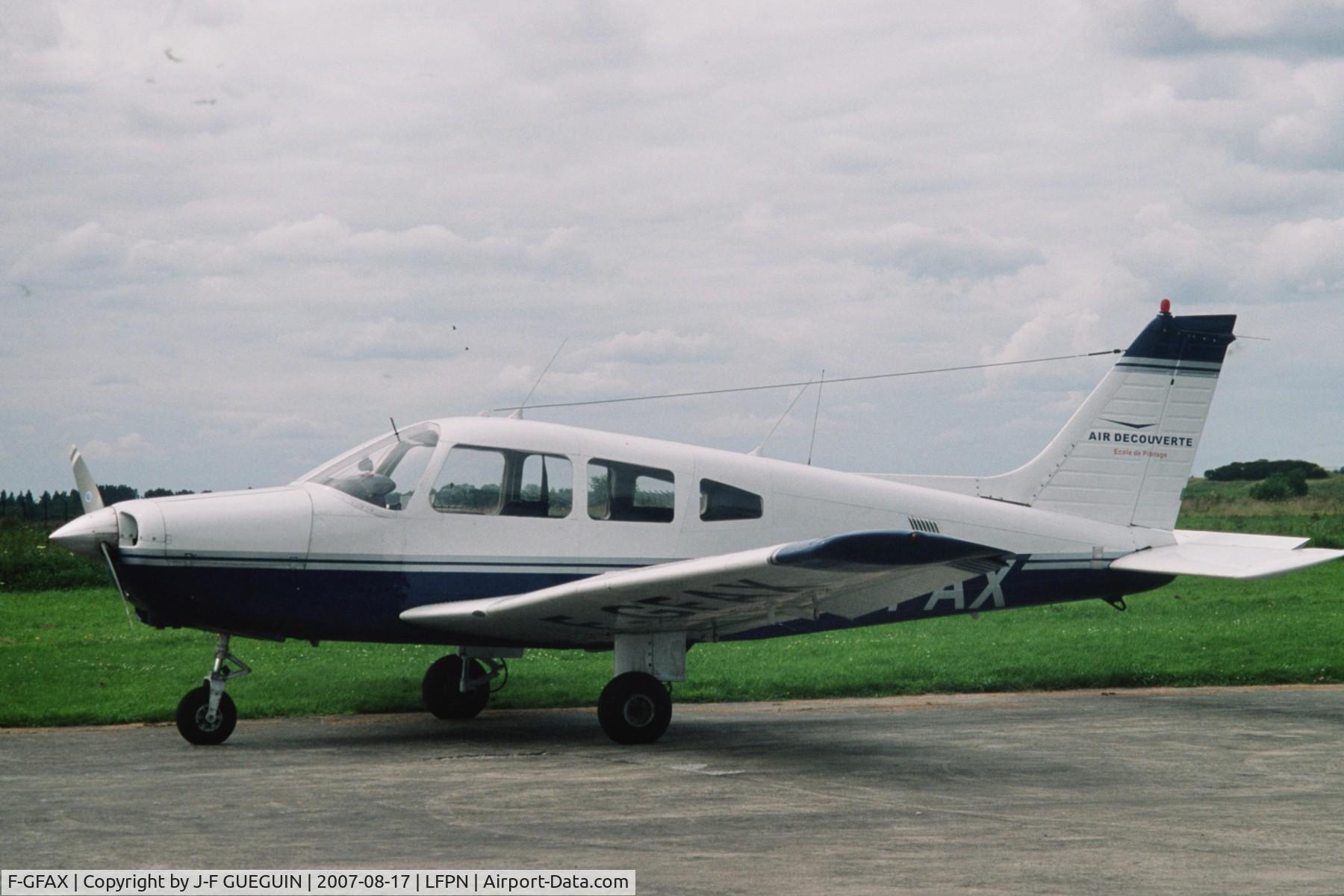 F-GFAX, 1979 Piper PA-28-161 Warrior II C/N 28-8016090, Parked at Paris/Toussus-le-Noble airport.