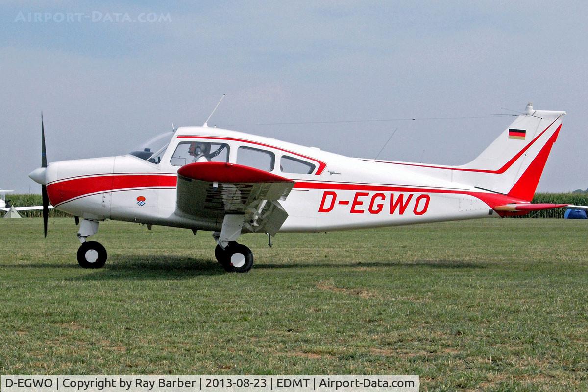 D-EGWO, 1965 Beech 23 Musketeer C/N M-771, Beech A23 Musketeer II [M-771] Tannheim~D 23/08/2013