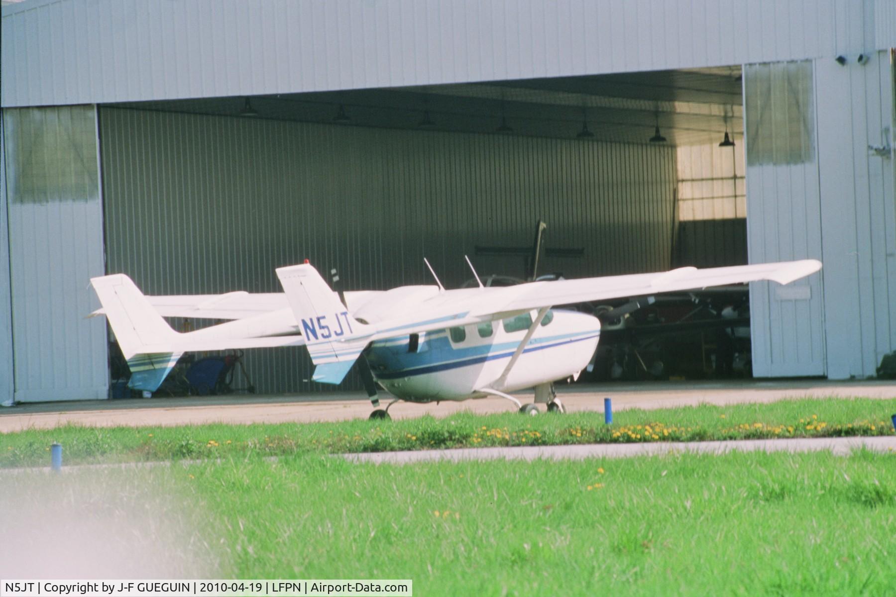N5JT, 1972 Cessna 337G Super Skymaster C/N 33701468, Parked at Paris/Toussus-le-Noble airport.