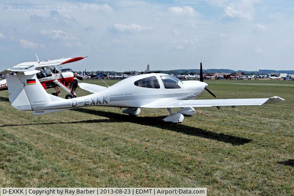 D-EXKK, 2006 Diamond DA-40TDI Diamond Star C/N D4.215, Diamond DA.40D Star TDI [D4.215] Tannheim~D 23/08/2013