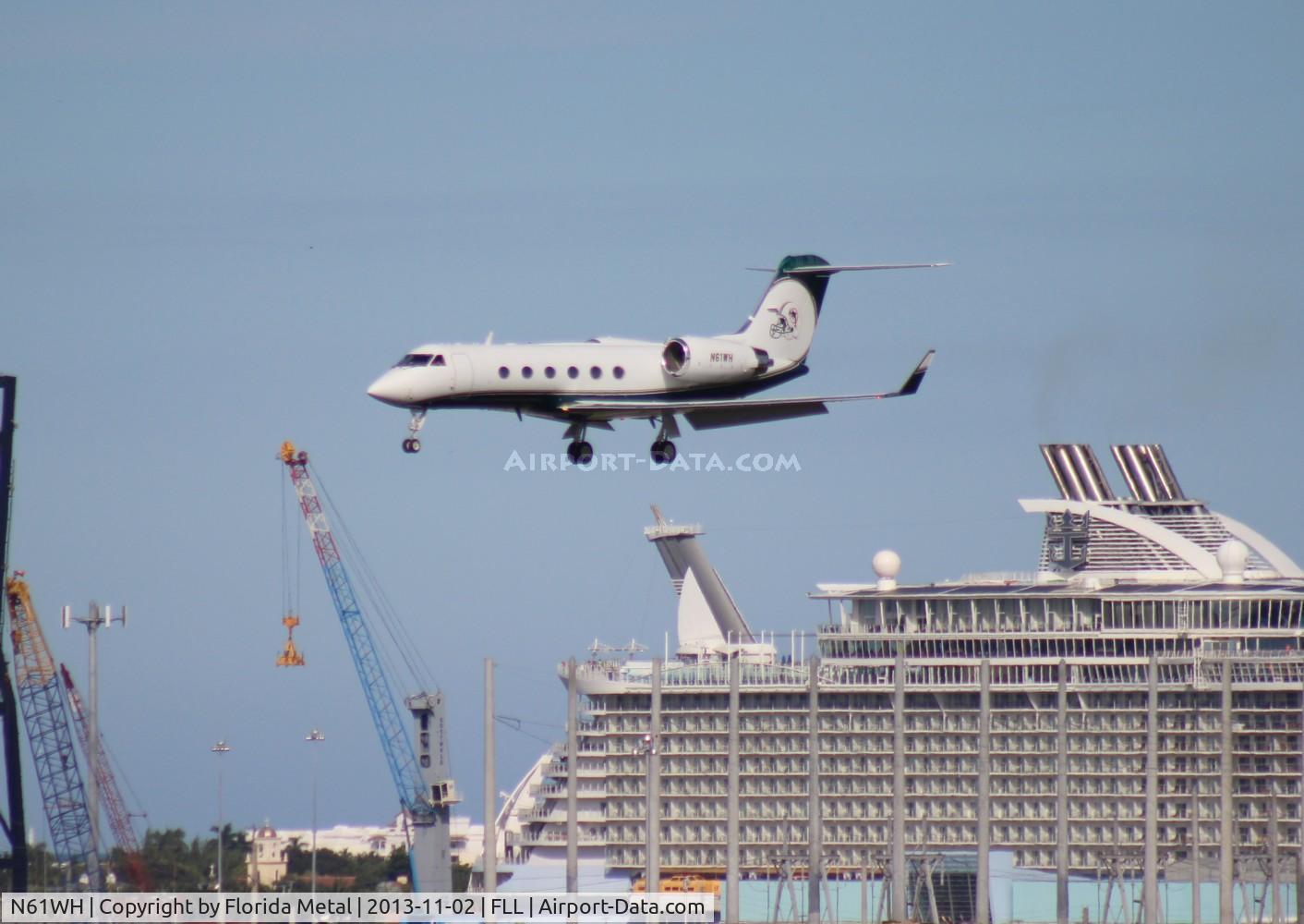 N61WH, 1988 Gulfstream Aerospace G-IV C/N 1075, Gulfstream IV Miami Dolphins