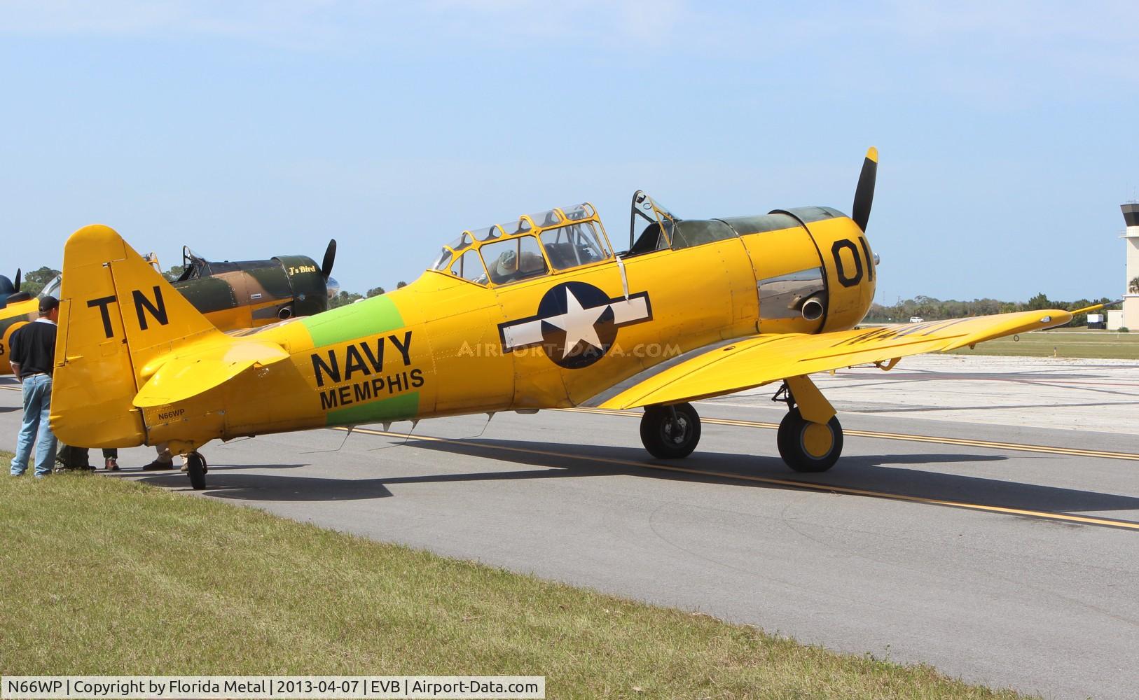 N66WP, 1951 North American T-6G Texan C/N 182-792, T-6G Painted as an SNJ