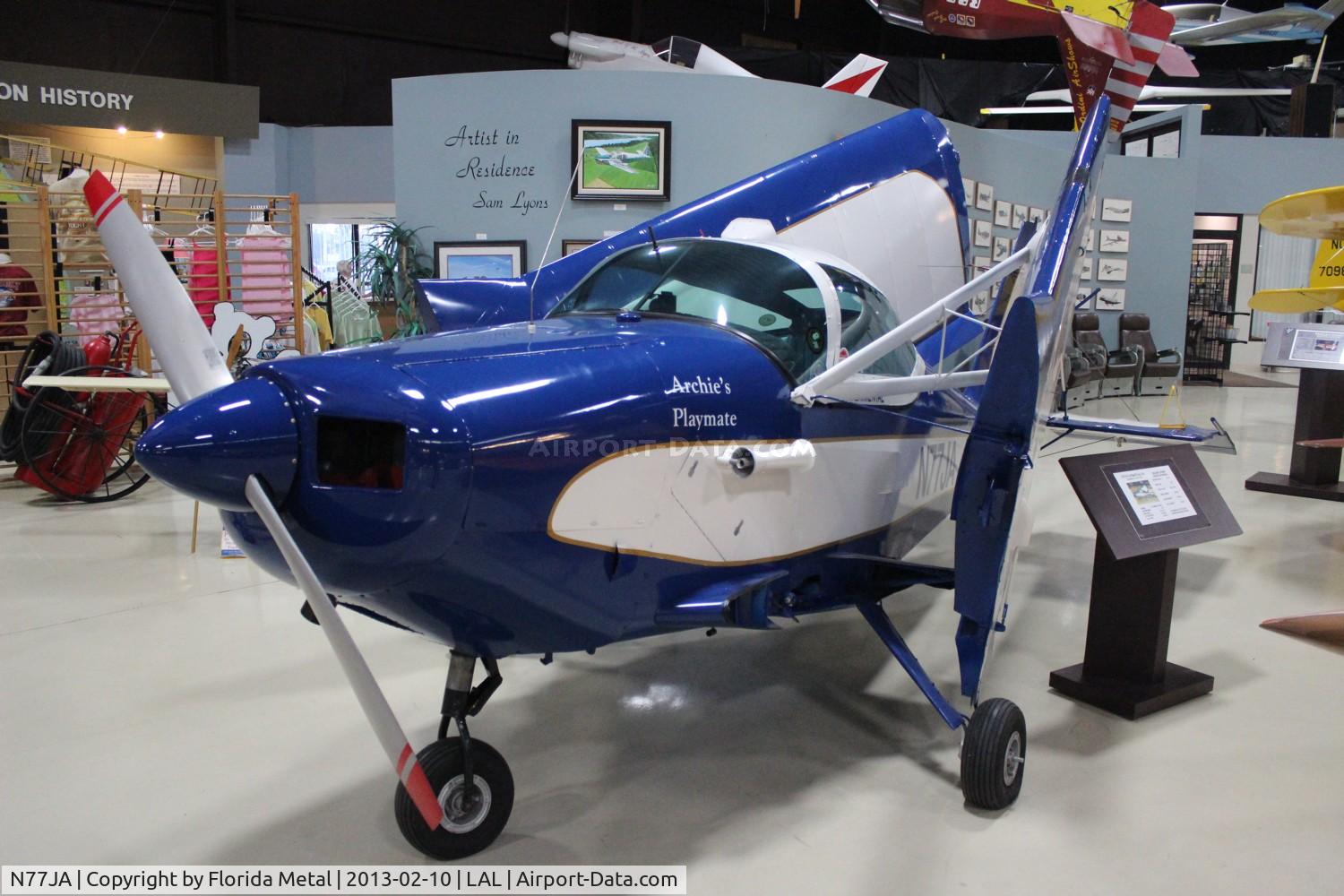N77JA, 1974 Stits SA-11A Playmate C/N 126, Stits SA-11-A