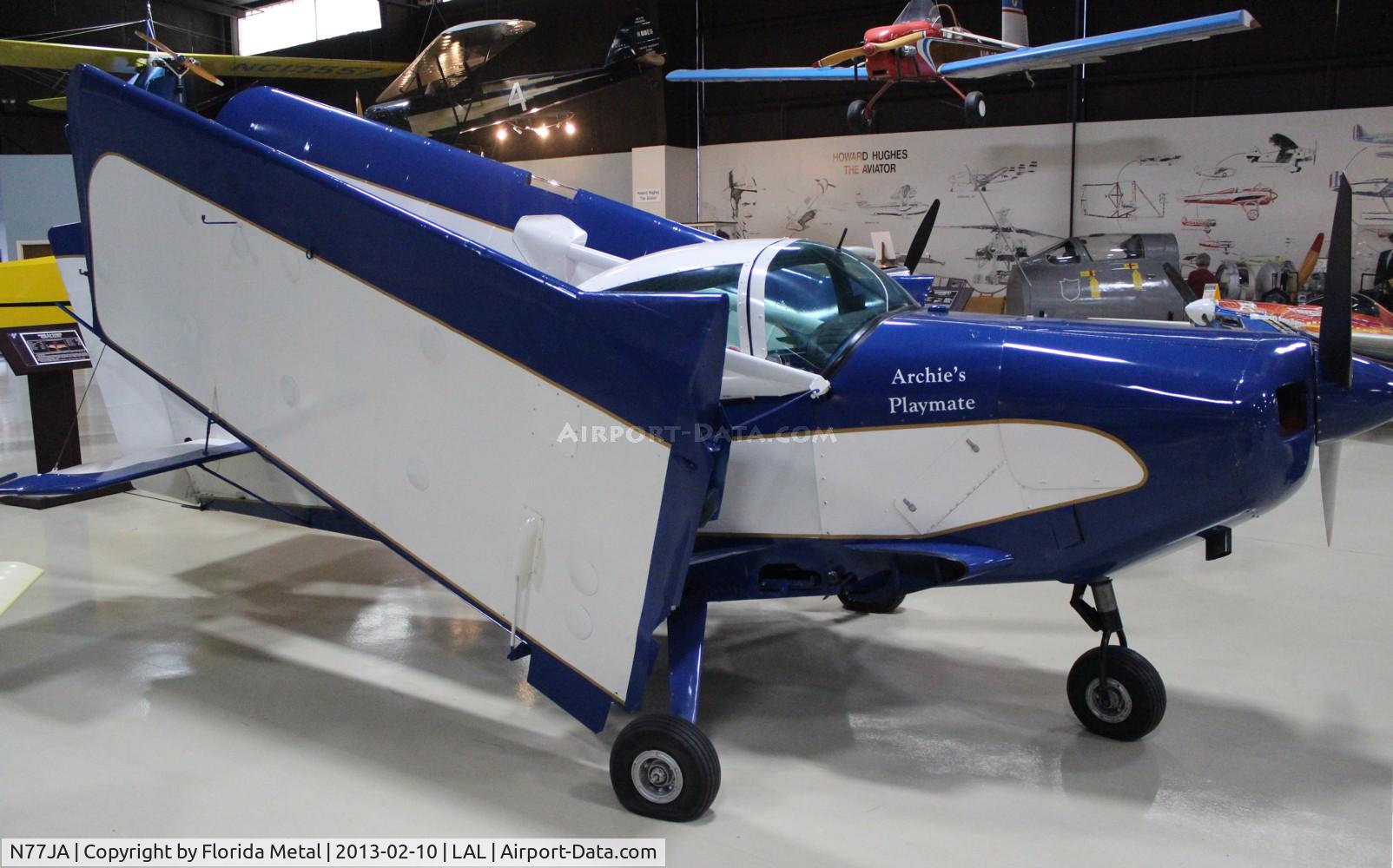 N77JA, 1974 Stits SA-11A Playmate C/N 126, Stits SA-11-A
