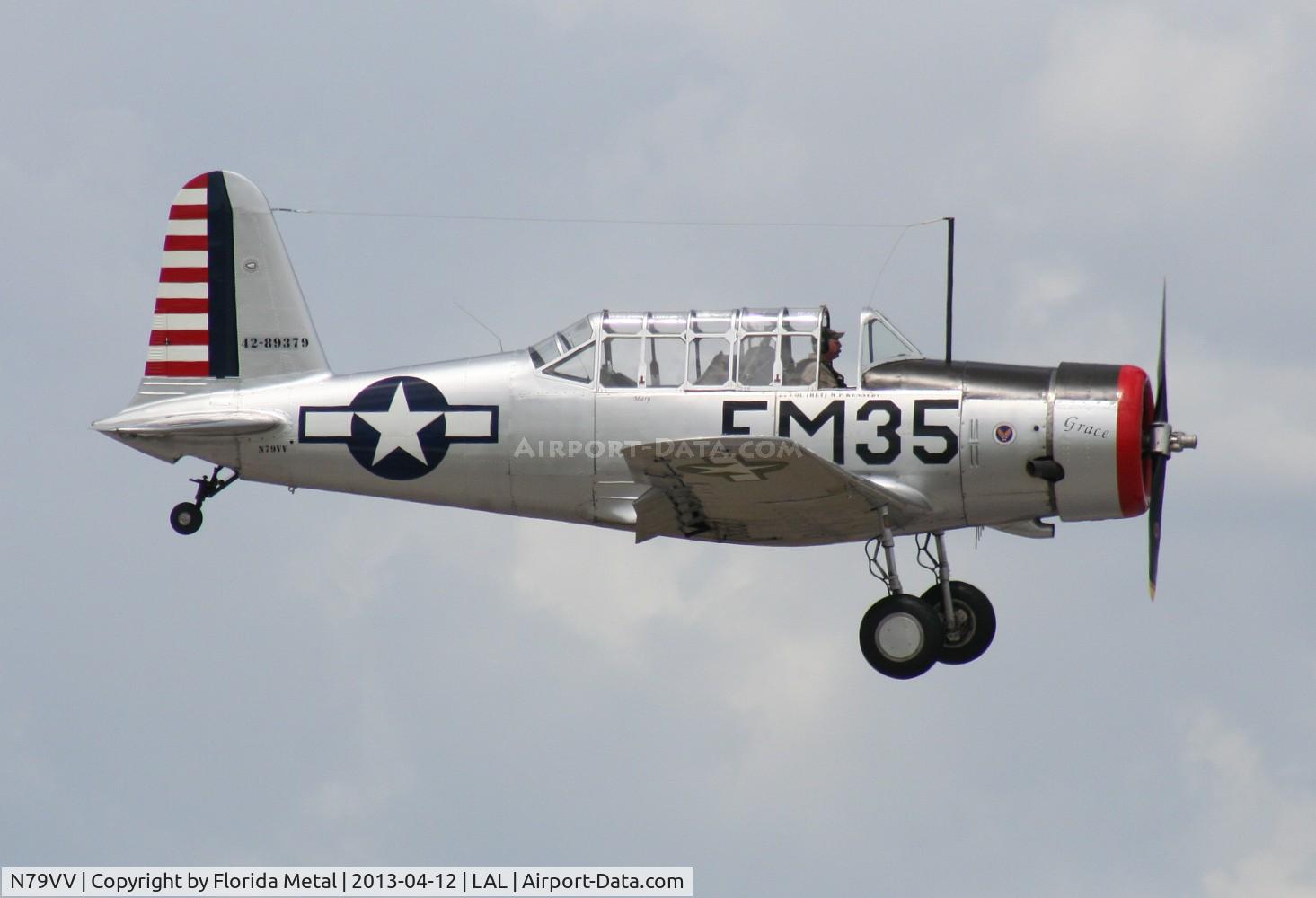 N79VV, 1942 Consolidated Vultee BT-13A C/N 11756, BT-13A