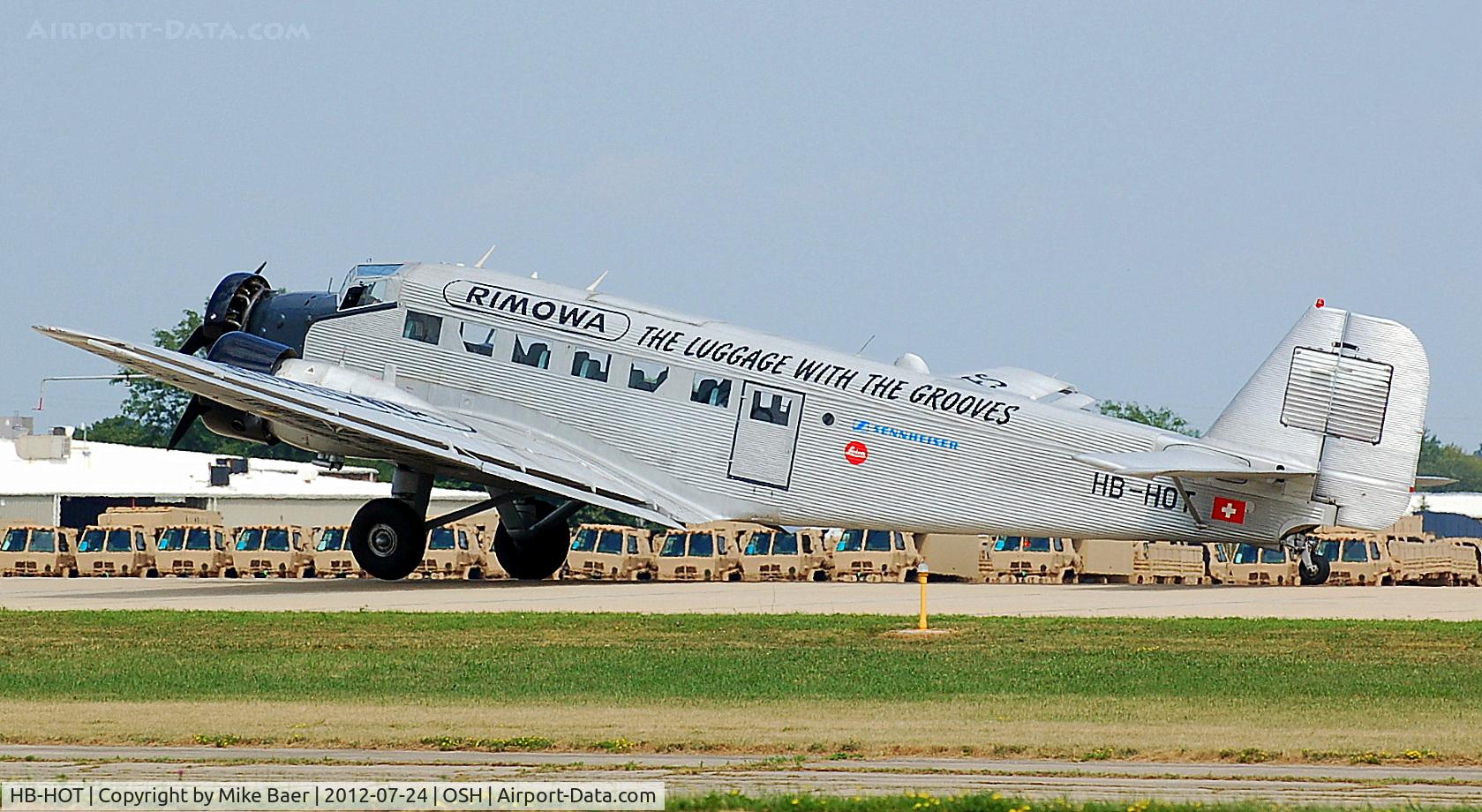 HB-HOT, 1939 Junkers Ju-52/3m g4e C/N 6595, HB-HOT @ OSH