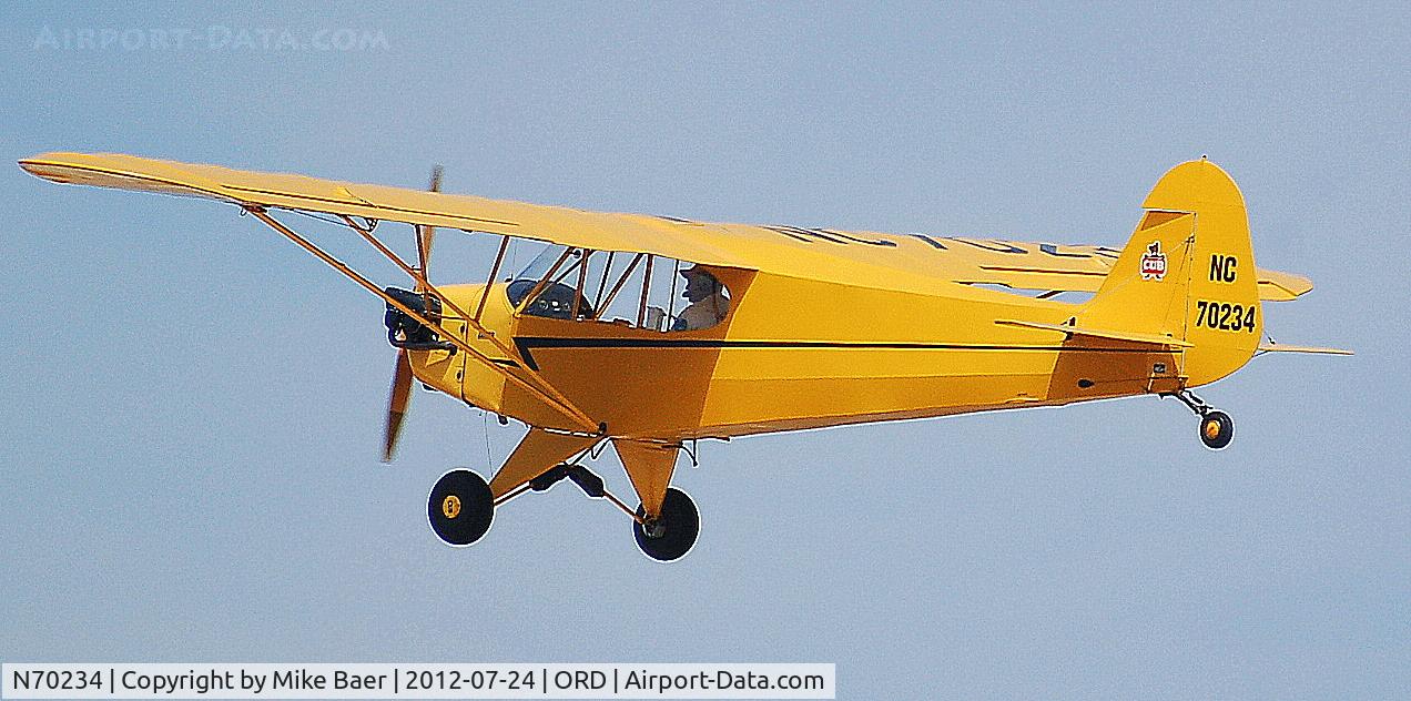 N70234, 1946 Piper J3C-65 Cub Cub C/N 17210, N70234 @ OSH