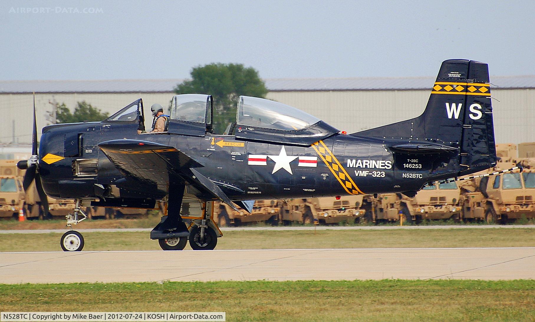 N528TC, 1957 North American T-28C Trojan C/N 252-16, N528TC @ OSH