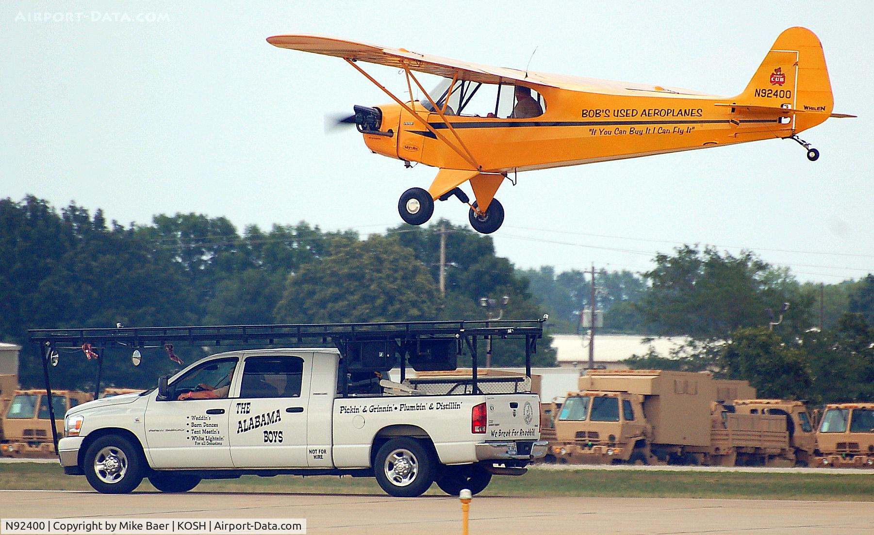 N92400, 1946 Piper J3C-65 Cub Cub C/N 16862, N92400 @ OSH