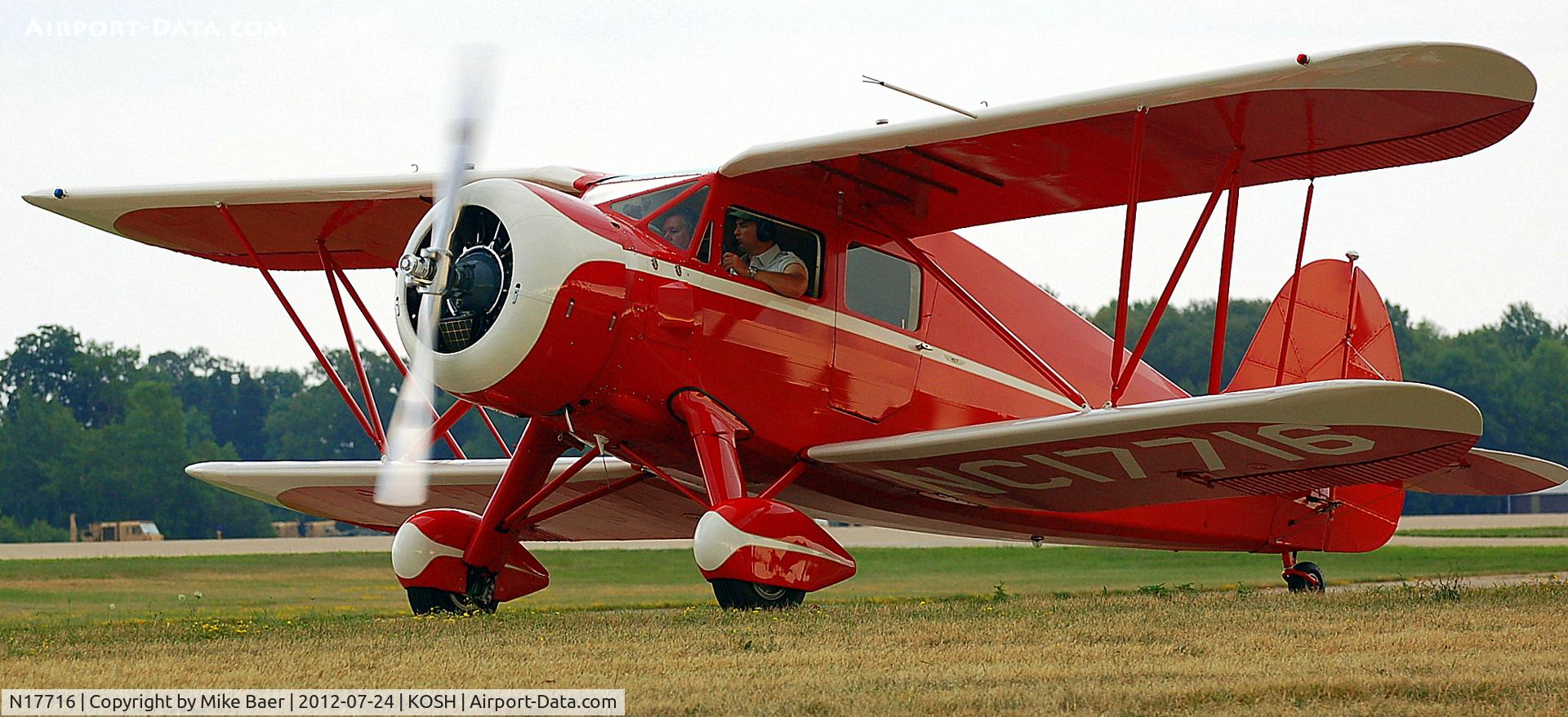 N17716, 1937 Waco YKS-7 C/N 4623, N17716 @ OSH