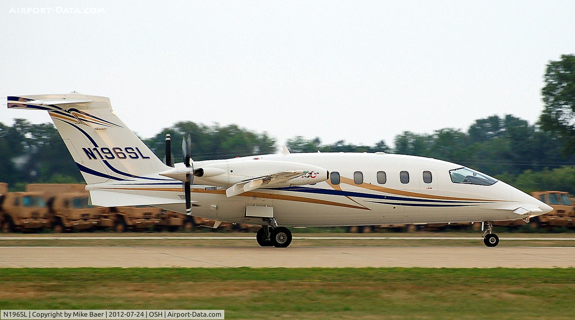 N196SL, 2011 Piaggio P-180 Avanti II C/N 1216, N196SL @ OSH