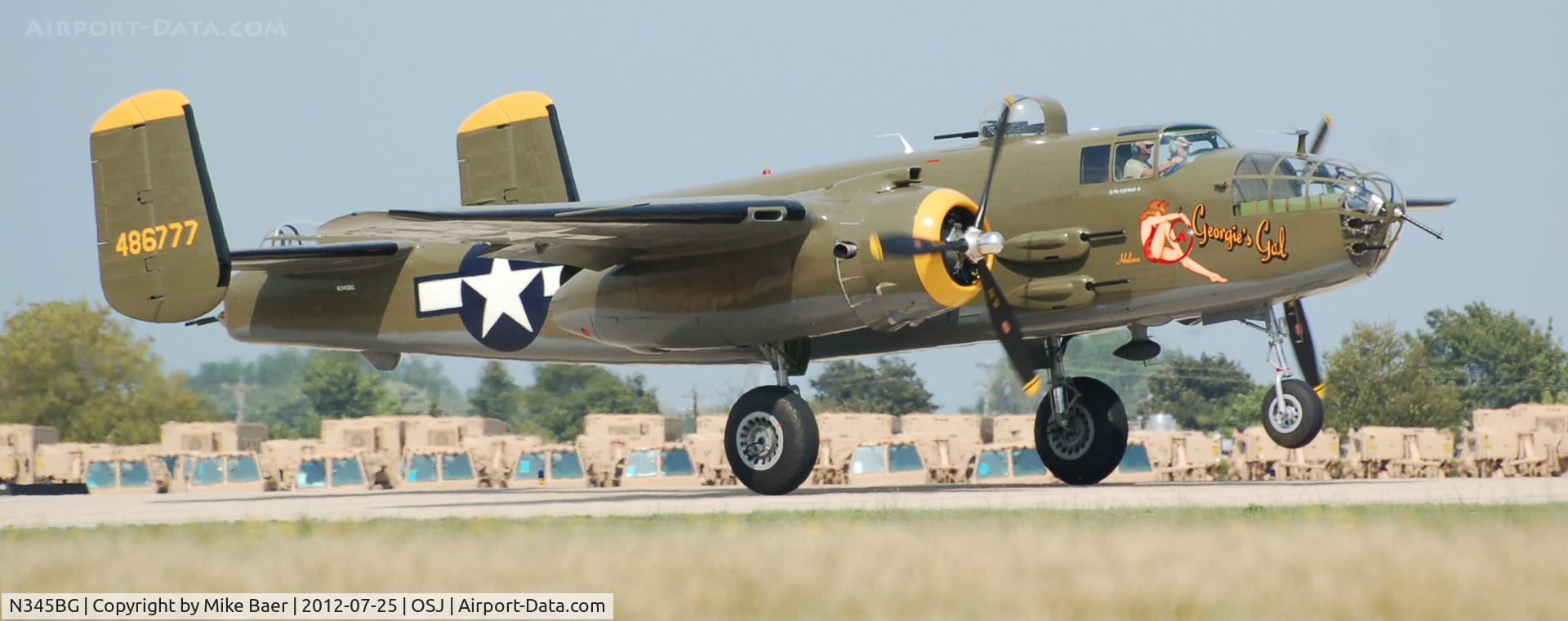 N345BG, 1944 North American TB-25N Mitchell C/N 108-47531, N345BG @ OSH