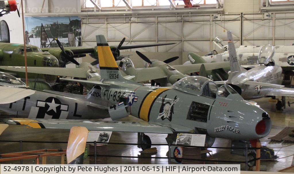 52-4978, North American F-86F Sabre C/N 191-674, 52-4978 F-86 at the Hill AFB museum