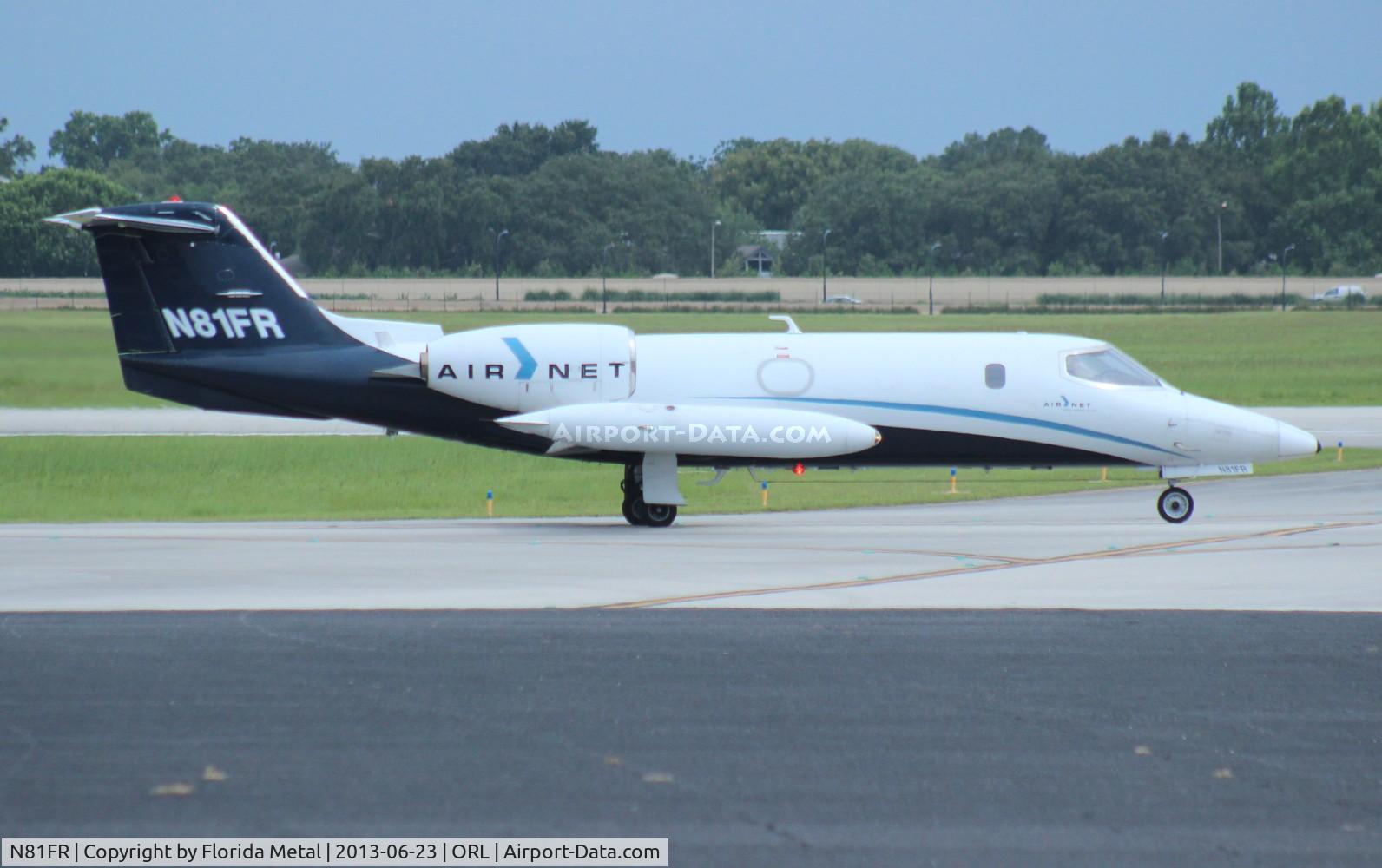 N81FR, 1976 Gates Learjet 35A C/N 081, Air Net Gates Learjet 35A