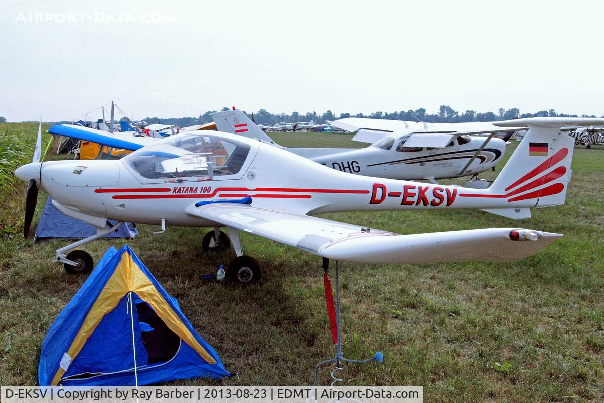 D-EKSV, Diamond DA-20A-1 Katana C/N 10122, Diamond DA.20-A1 Katana 100 [10122] Tannheim~D 23/08/2013