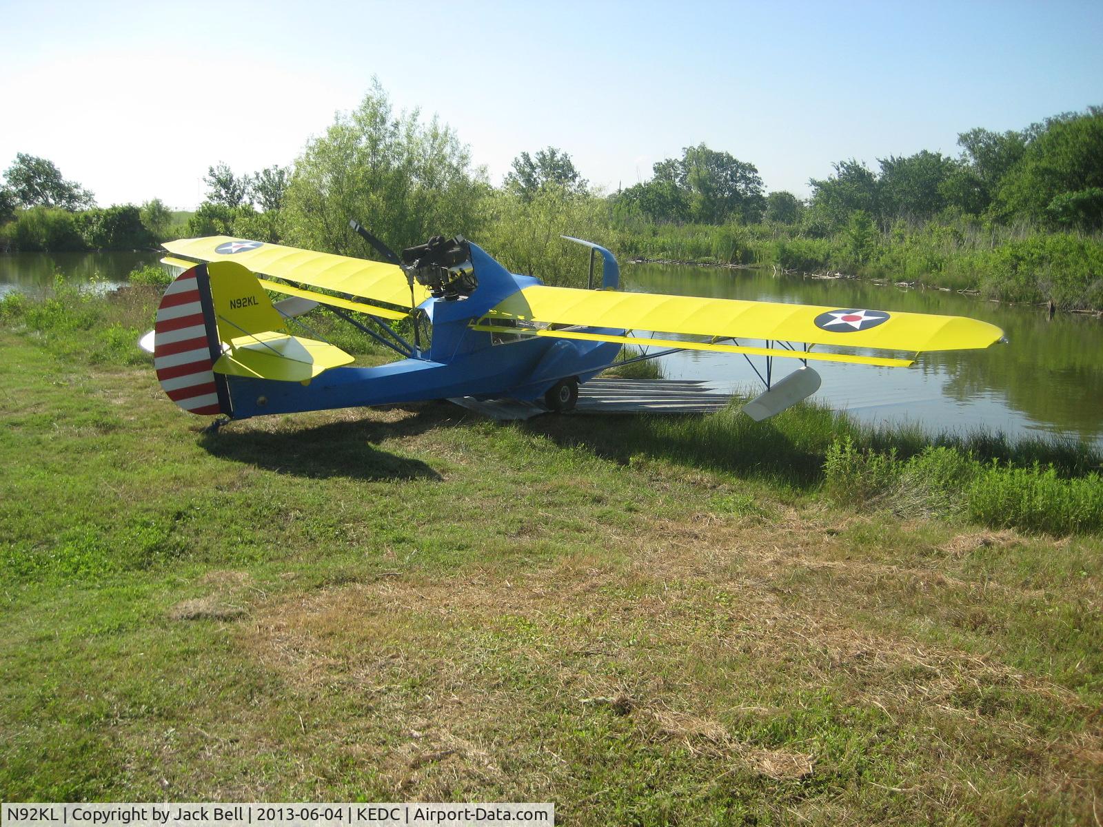 N92KL, 2012 Avid Catalina C/N 125AB, Avid Catalina preparing for float test- a stock tank in Texas.
Passed with..flying colors.