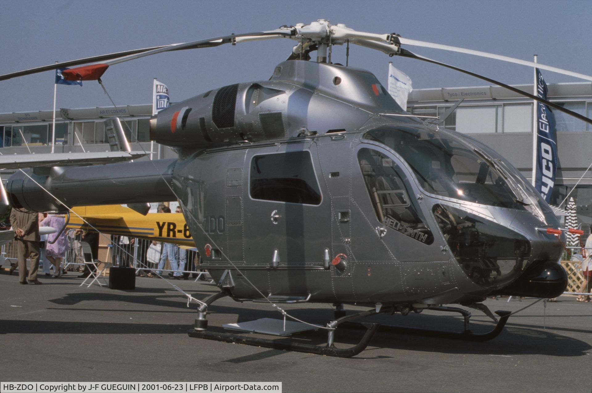 HB-ZDO, 2000 MD Helicopters MD-900 Explorer C/N 900-00077, On display at 2001 Paris-Le Bourget airshow.