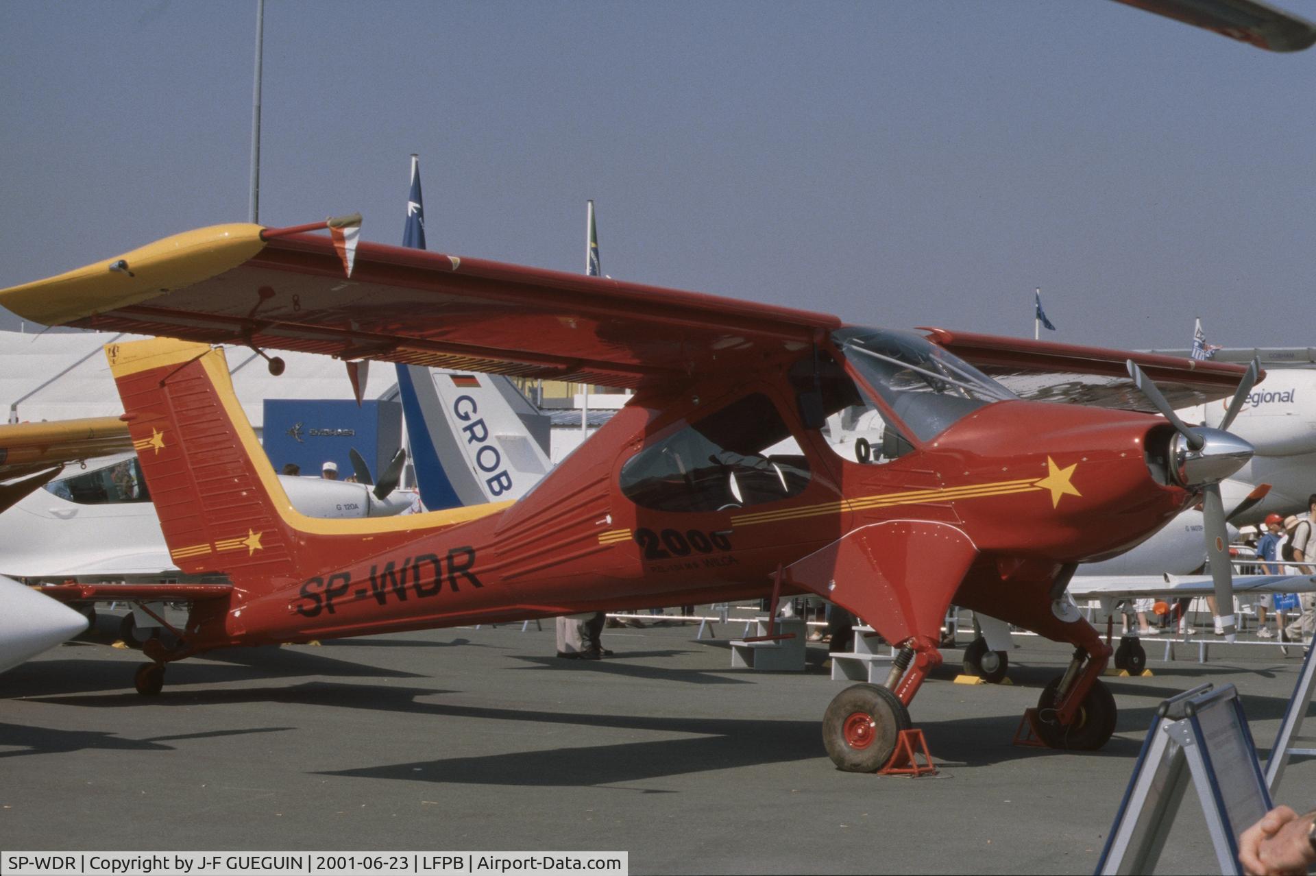 SP-WDR, 2001 PZL-Okecie PZL-104M Wilga 2000 C/N 00010014, On display at 2001 Paris-Le Bourget airshow.
