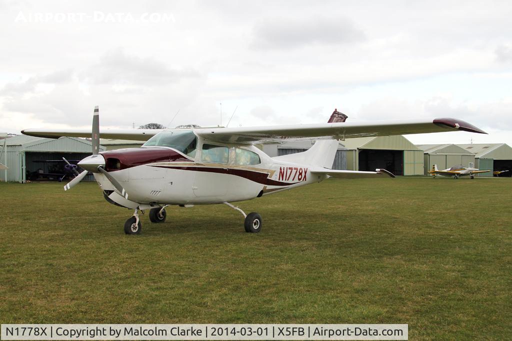N1778X, 1975 Cessna 210L Centurion C/N 21060798, Cessna 210L, Fishburn Airfield UK, March 2014.