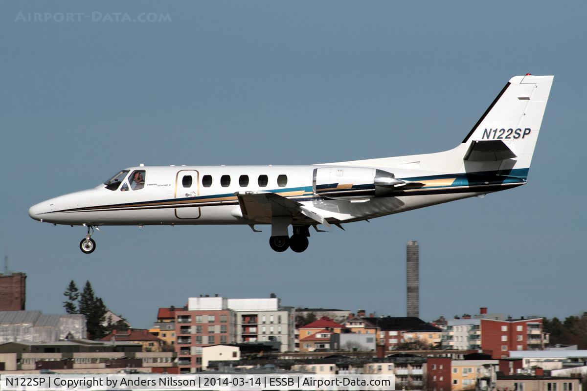 N122SP, 1982 Cessna 551 C/N 551-0393, On final for runway 30.