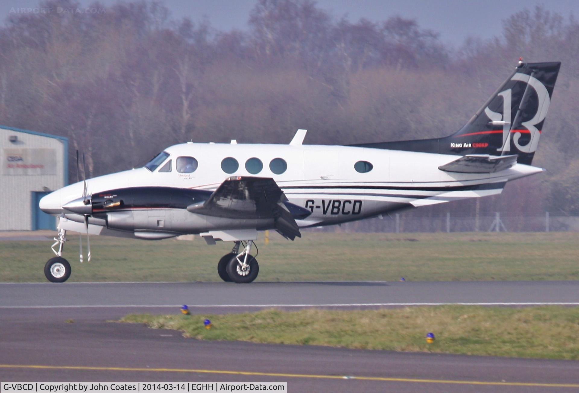 G-VBCD, 1981 Beech C90 King Air C/N LJ-972, Arriving on 26