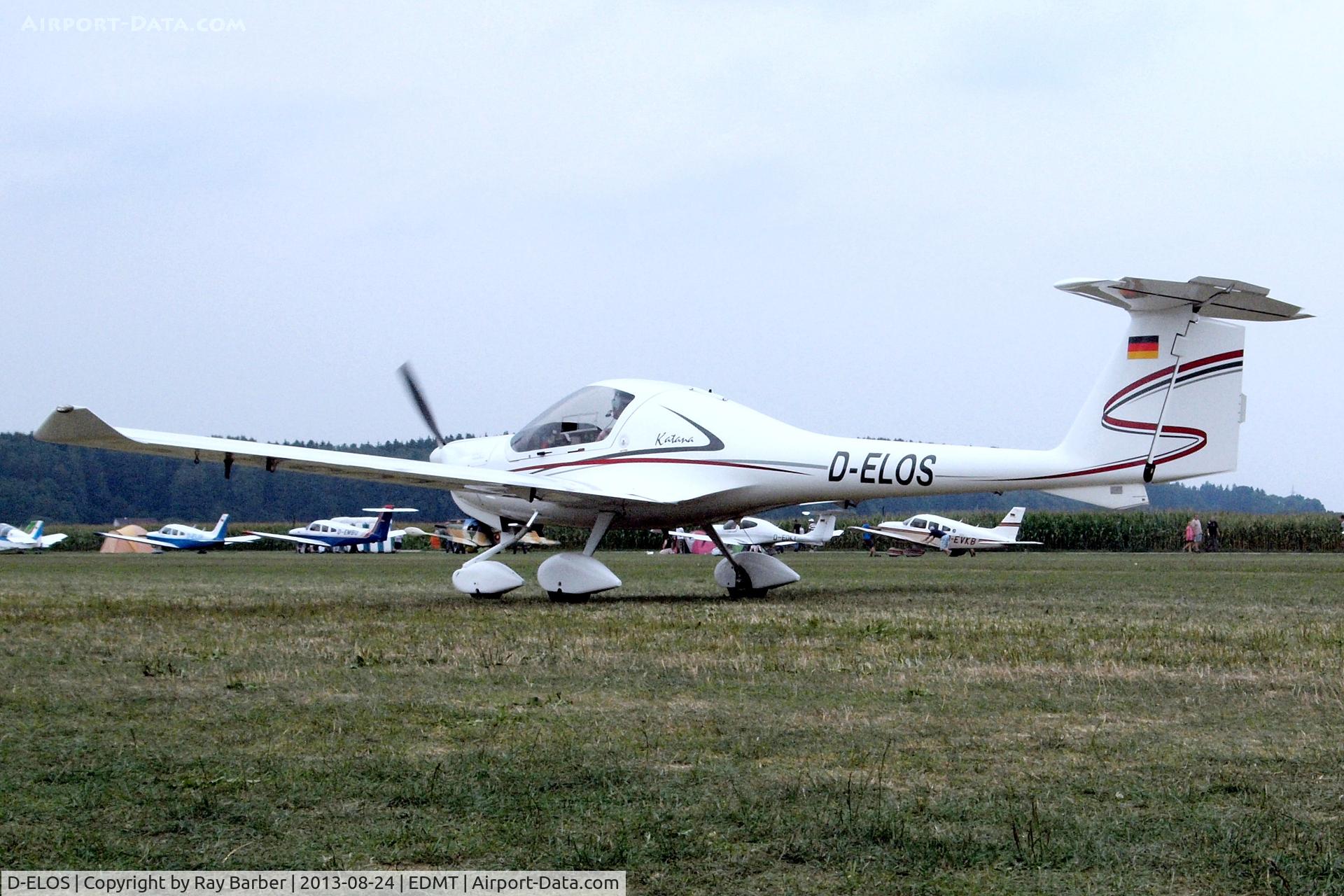 D-ELOS, 1996 Diamond DA-20A-1 Katana C/N 10216, Diamond DA.20-A1 Katana [10216] Tannheim~D 24/08/2013