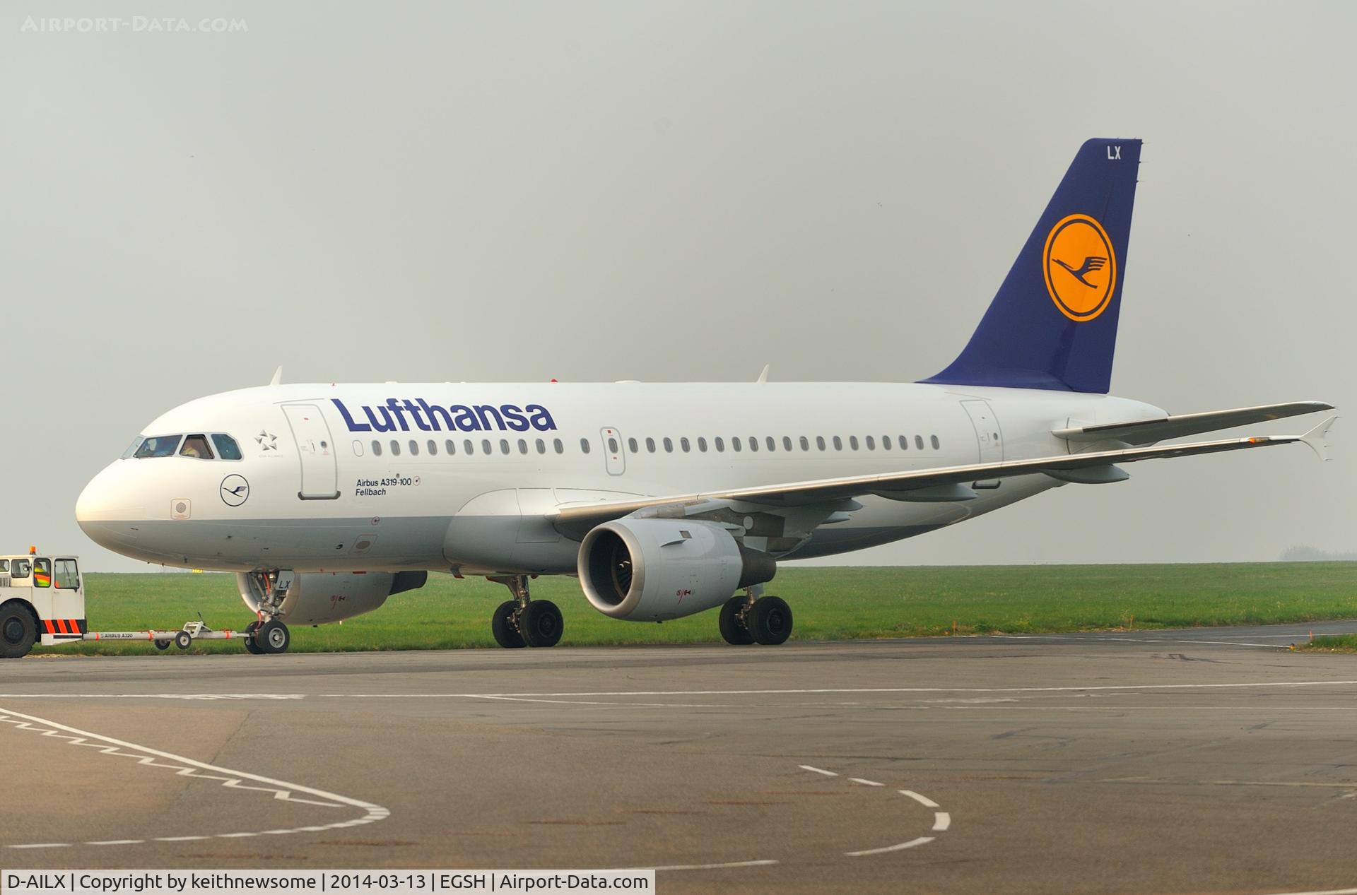 D-AILX, 1998 Airbus A319-114 C/N 860, Removed from re-spray !