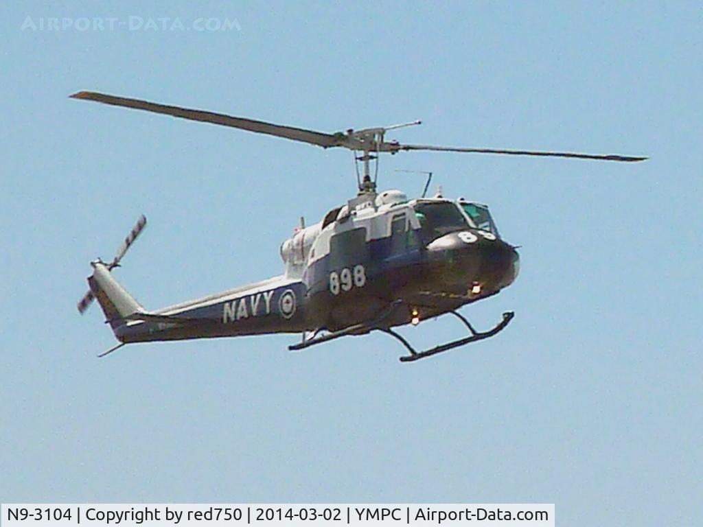 N9-3104, 1965 Bell UH-1C Iroquois C/N 3104, Navy Iriquois N9-3104 at RAAF 100th Anniversary Airshow, Pt Cook.