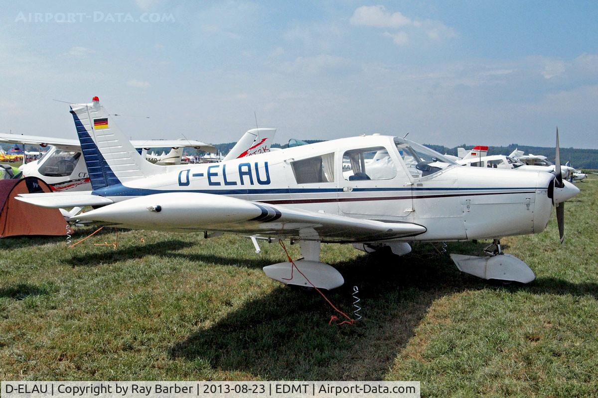 D-ELAU, Piper PA-28-140 Cherokee C/N 28-7325296, D-ELAU   Piper PA-28-140 Cherokee [28-7325296] Tannheim~D 23/08/2013