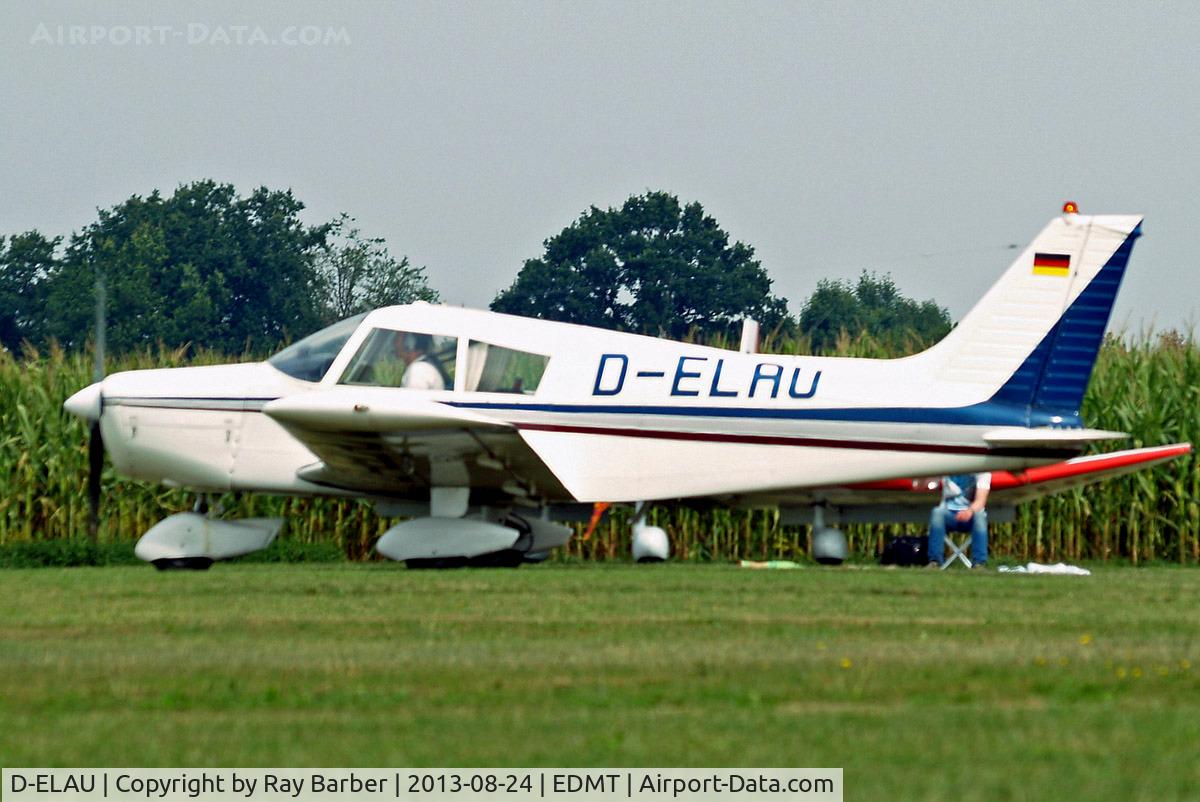 D-ELAU, Piper PA-28-140 Cherokee C/N 28-7325296, D-ELAU   Piper PA-28-140 Cherokee [28-7325296] Tannheim~D 24/08/2013