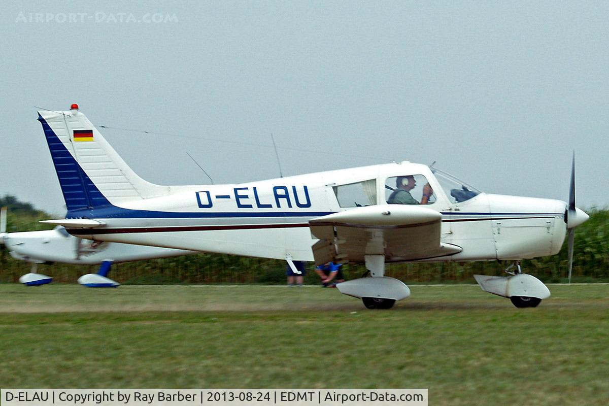 D-ELAU, Piper PA-28-140 Cherokee C/N 28-7325296, D-ELAU   Piper PA-28-140 Cherokee [28-7325296] Tannheim~D 24/08/2013