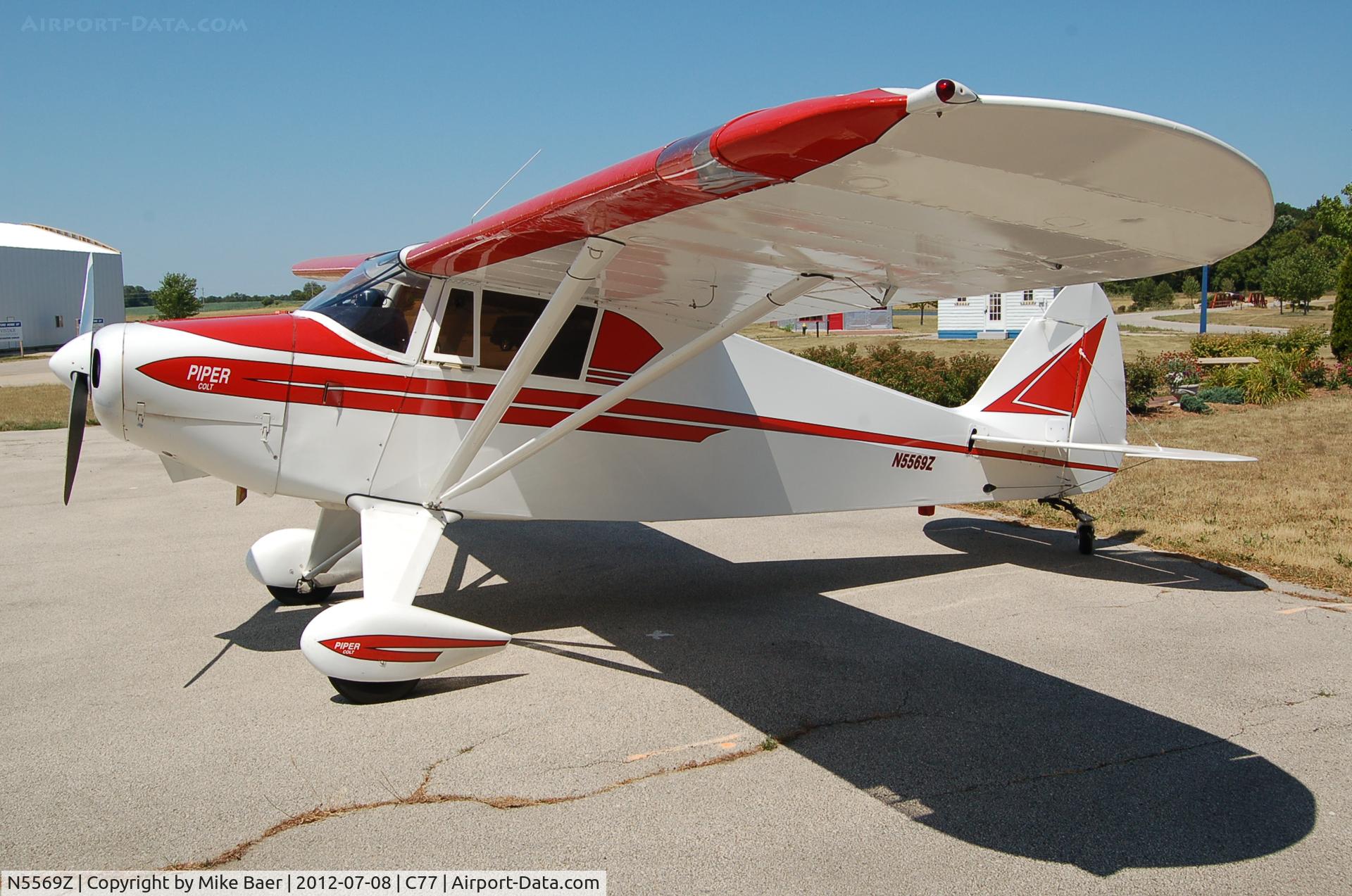 N5569Z, 1962 Piper PA-22-108 Colt C/N 22-9273, N5569Z @ C77