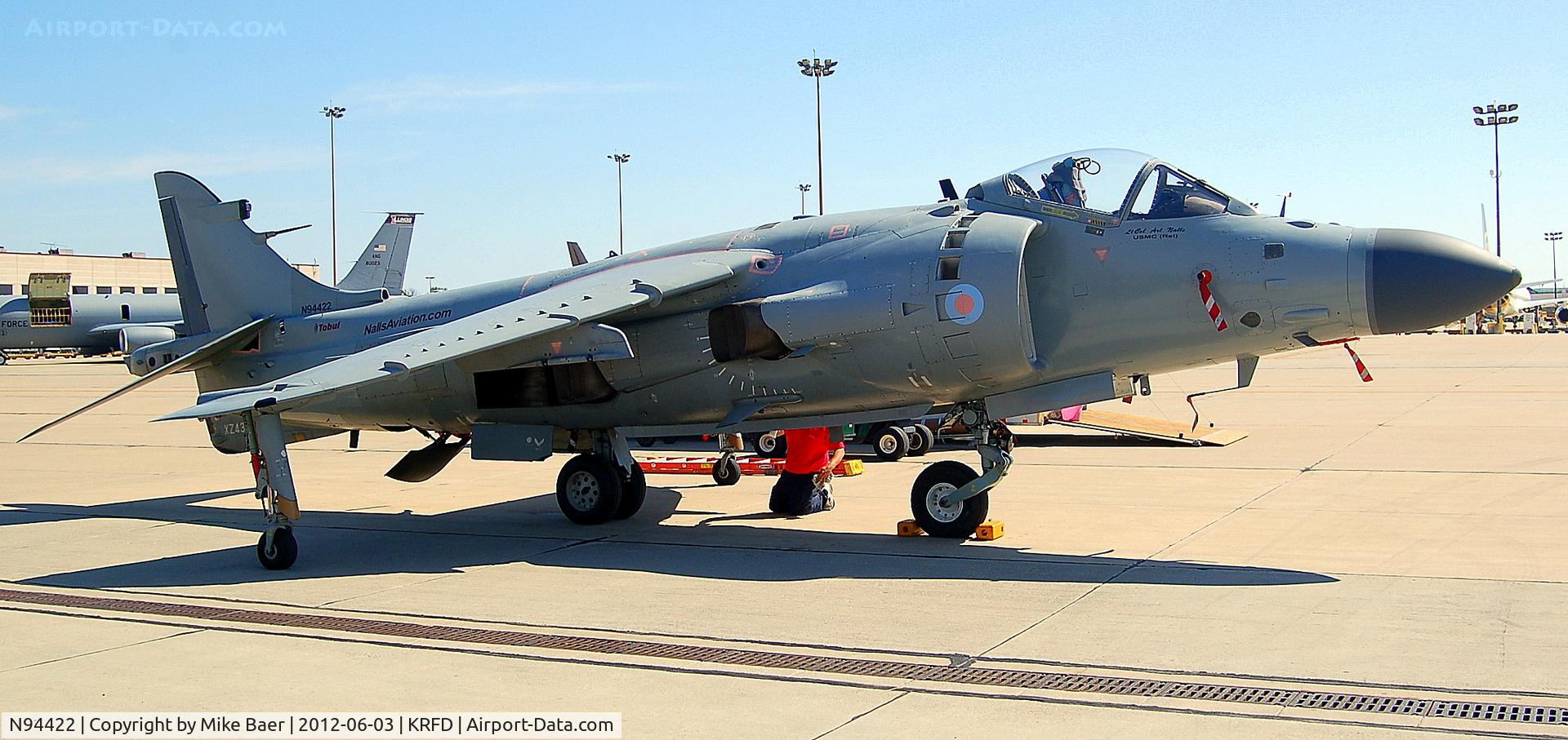 N94422, 1979 British Aerospace Sea Harrier F/A.2 C/N 41H-912002/DB2, N94422 @ RFD
