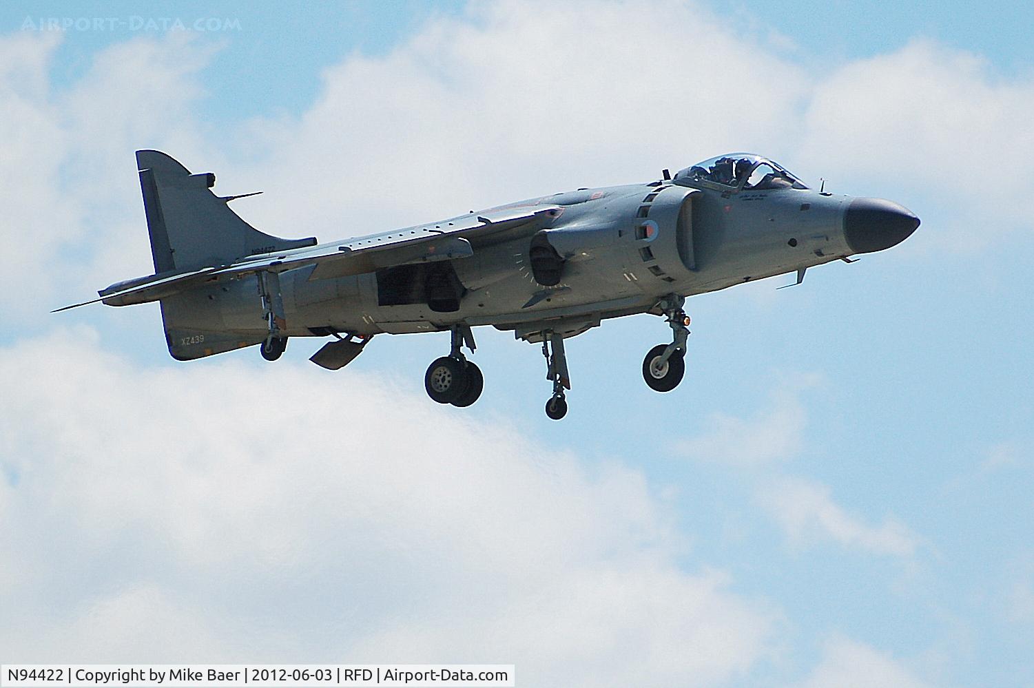 N94422, 1979 British Aerospace Sea Harrier F/A.2 C/N 41H-912002/DB2, N94422 @ RFD