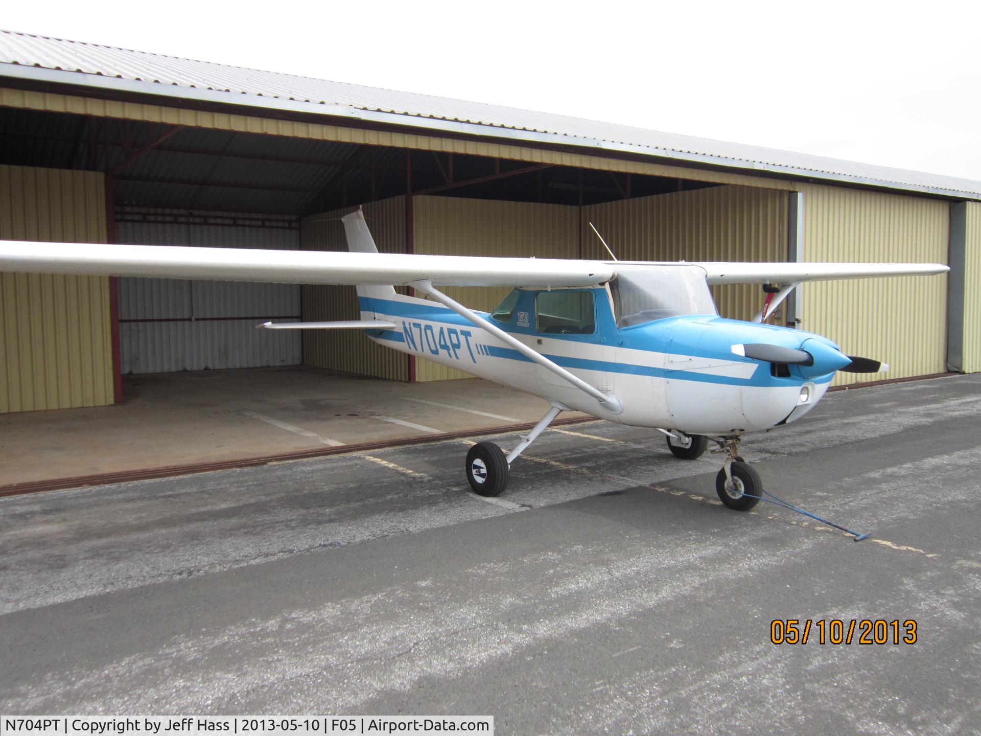 N704PT, 1976 Cessna 150M C/N 15078772, Out of the hanger