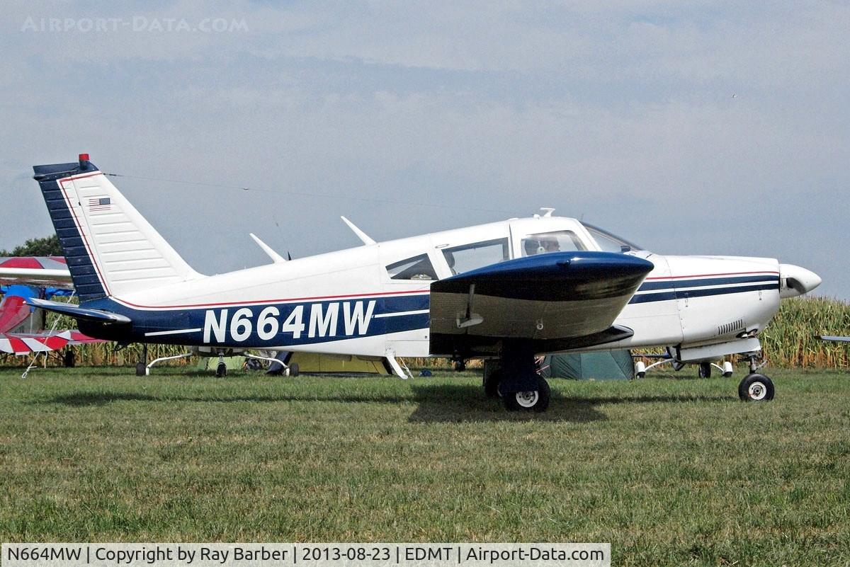 N664MW, 1968 Piper PA-28R-180 Cherokee Arrow C/N 28R30616, Piper PA-28R-180 Cherokee Arrow [28R-30616] (Plane Fun Inc) Tannheim~D 23/08/2013