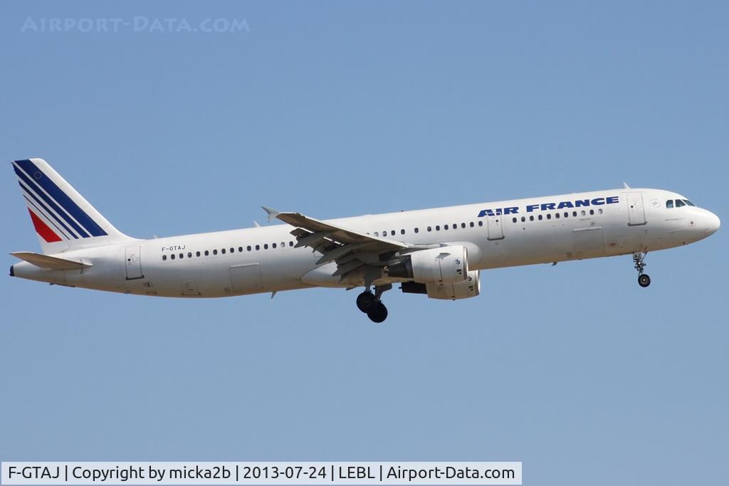 F-GTAJ, 2001 Airbus A321-211 C/N 1476, Landing