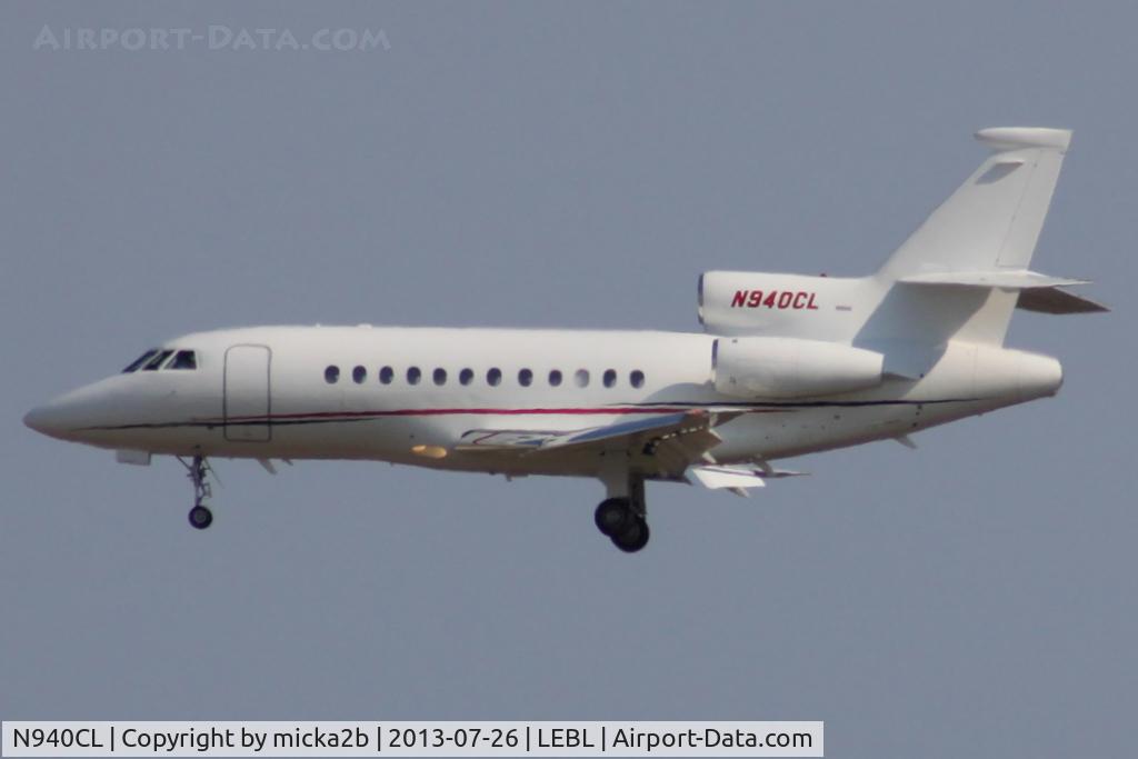 N940CL, 1998 Dassault Falcon 900EX C/N 31, Landing