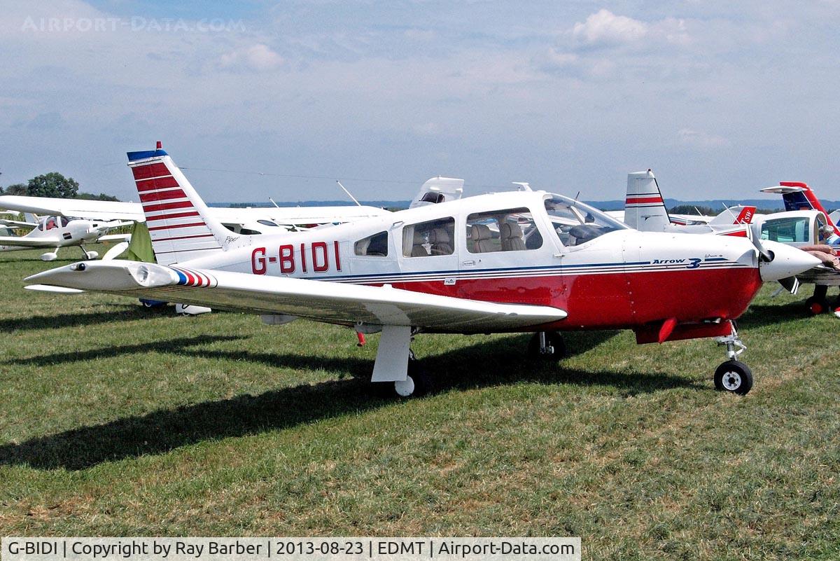 G-BIDI, 1978 Piper PA-28R-201 Cherokee Arrow III C/N 28R-7837135, Piper PA-28R-201 Arrow III [28R-7837135] Tannheim~D 23/08/2013