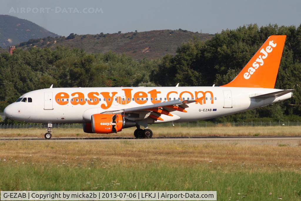 G-EZAB, 2006 Airbus A319-111 C/N 2681, Landing