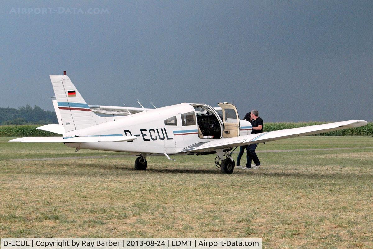 D-ECUL, Piper PA-28-161 C/N 288316010, Piper PA-28-161 Warrior II [28-8316010] Tannheim~24/08/2013