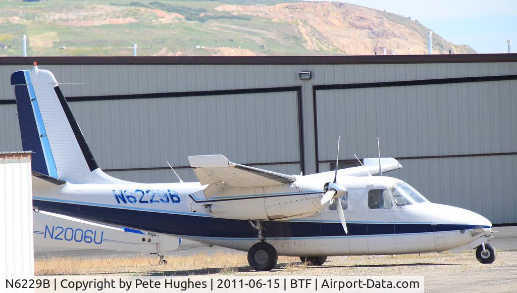N6229B, 1958 Aero Commander 680 C/N 680-647-254, N6229B Commander 680 at Skypark, UT