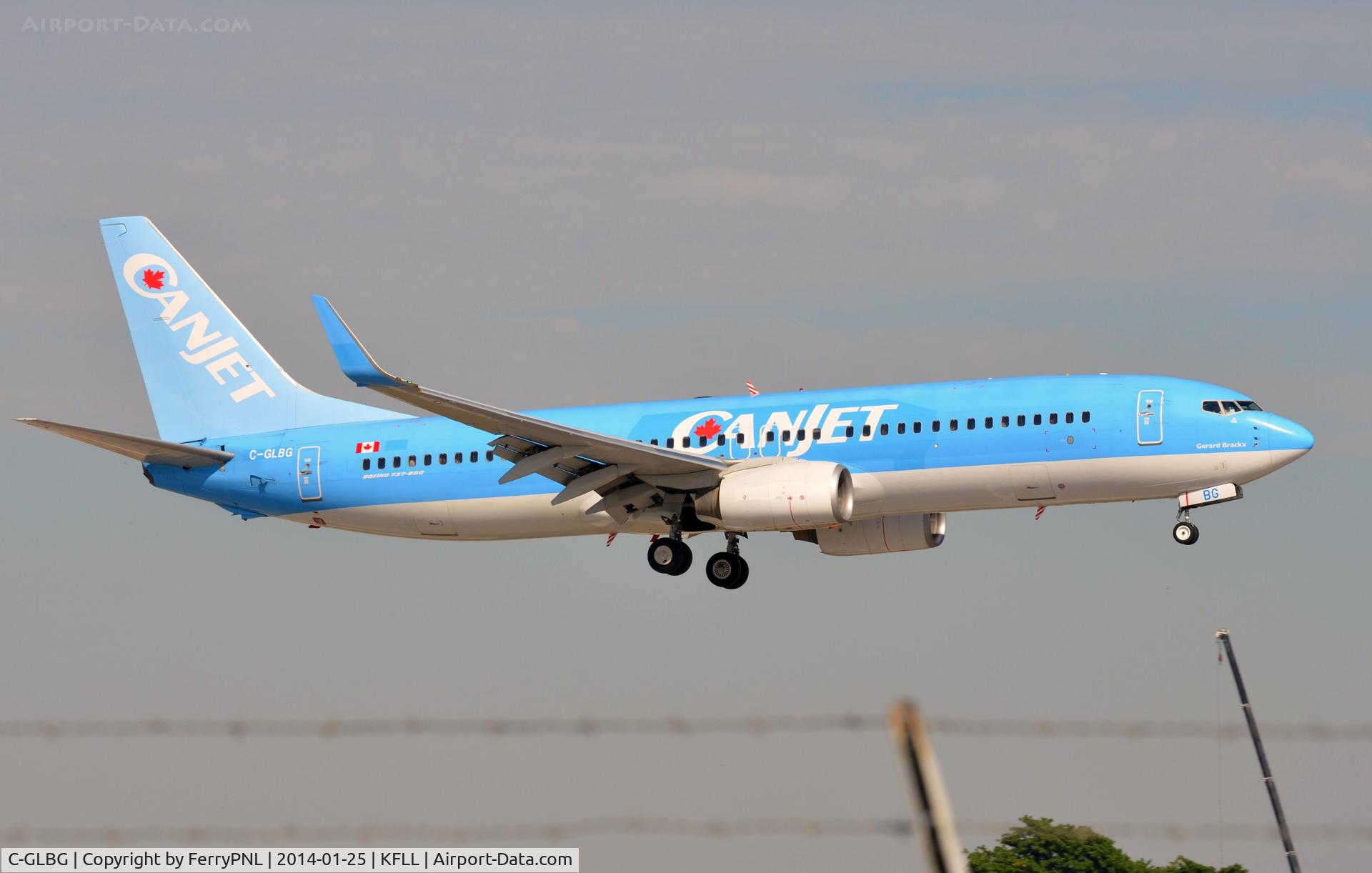 C-GLBG, 2008 Boeing 737-8K5 C/N 35142, Canjet B738 leased from Jetair Belgium for this season