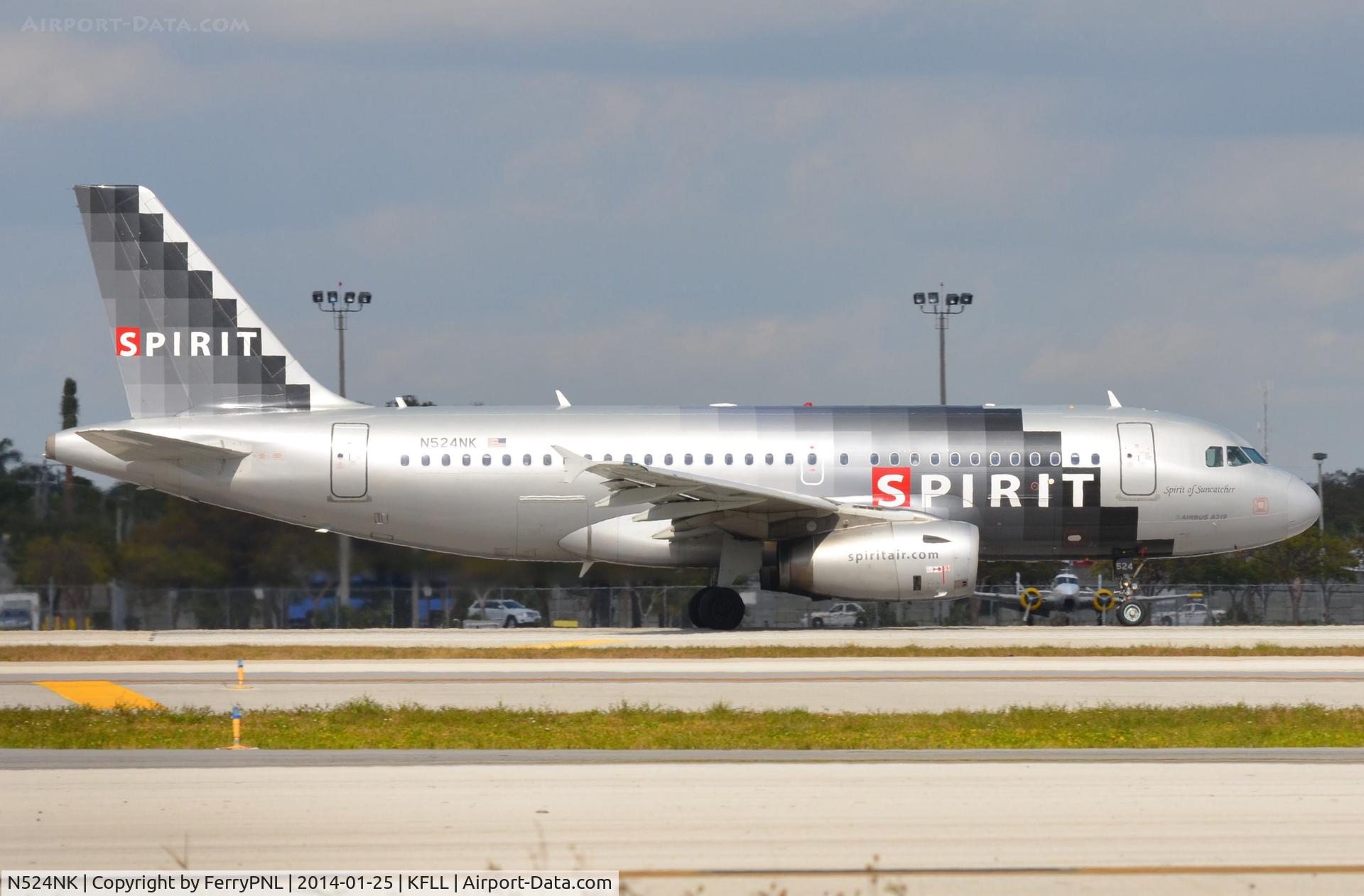 N524NK, 2006 Airbus A319-132 C/N 2929, Spirit A319