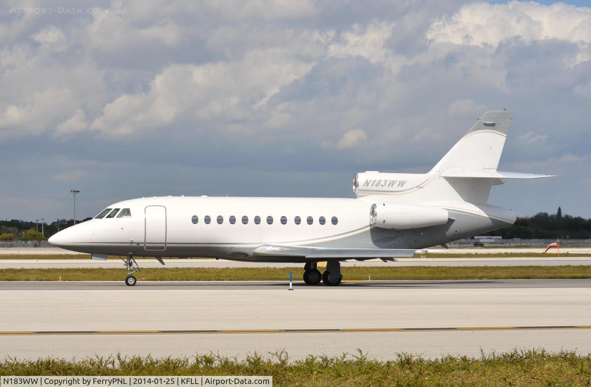 N183WW, 1997 Dassault Falcon 900 C/N 165, Da900 of A-OK Jets based in FLL