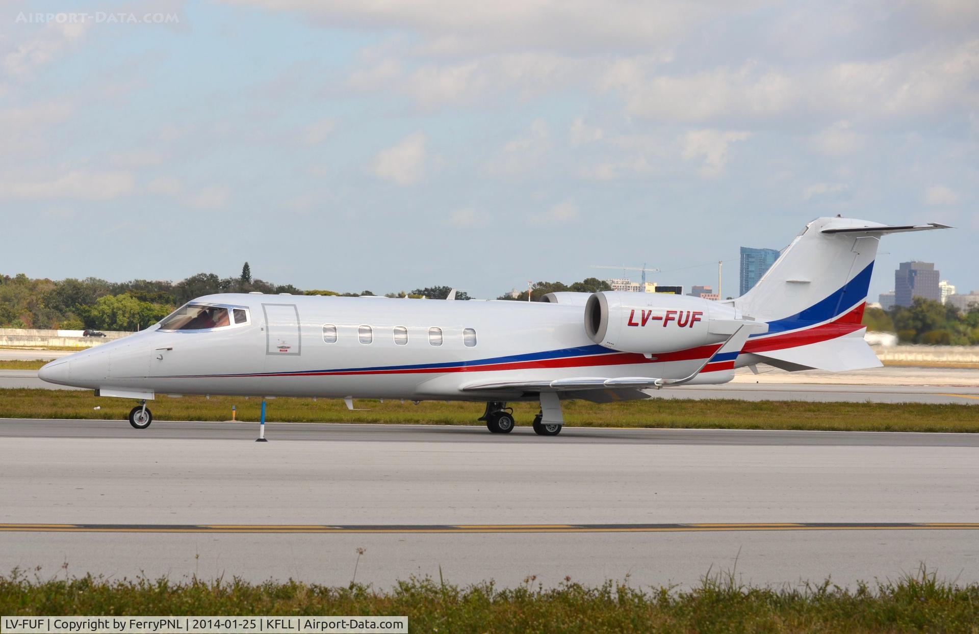 LV-FUF, 2000 Learjet 60 C/N 60-165, New Argentinean Lj60 operating a test flight this morning.