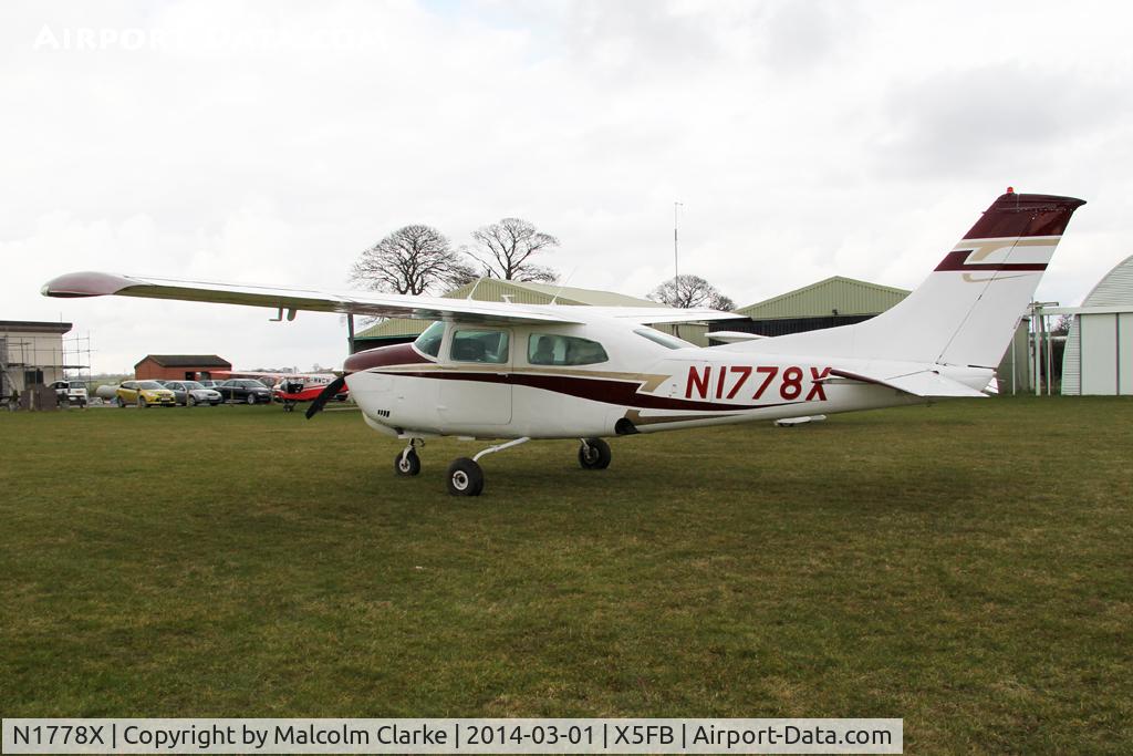 N1778X, 1975 Cessna 210L Centurion C/N 21060798, Cessna 210L, Fishburn Airfield UK March 2014.